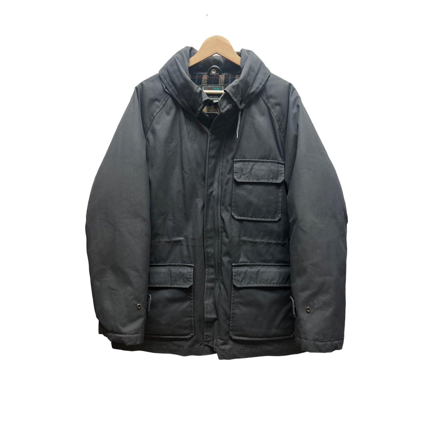 Bibi Bros 80's Vintage Canvas & Down Puffer Chore Car Barn Coat