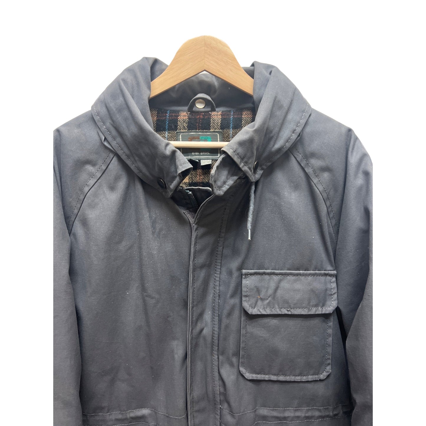 Bibi Bros 80's Vintage Canvas & Down Puffer Chore Car Barn Coat