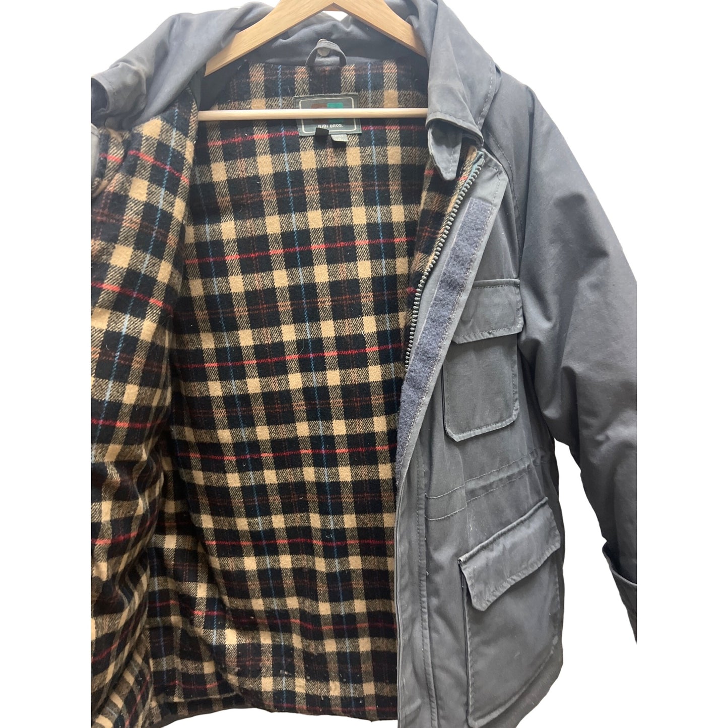 Bibi Bros 80's Vintage Canvas & Down Puffer Chore Car Barn Coat