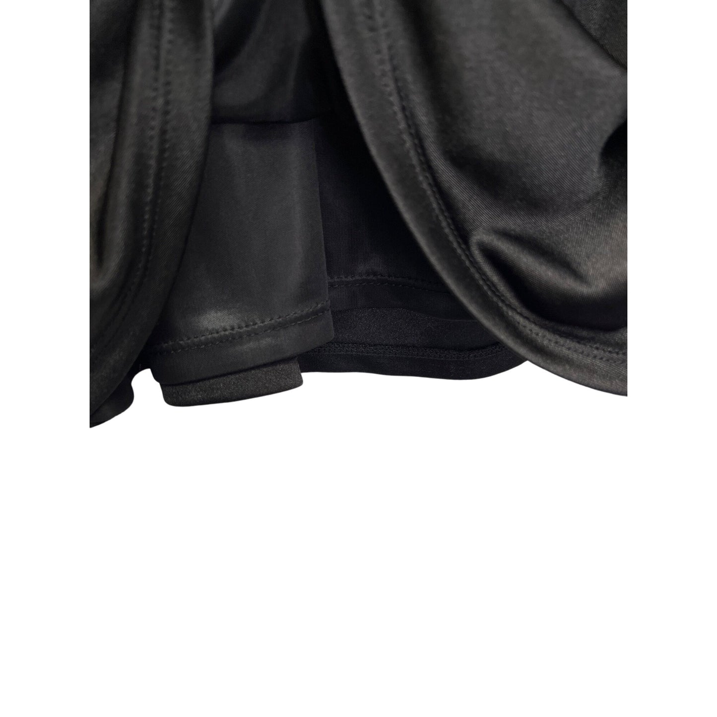 Express Black Strapless Ruched Bodycon Dress
