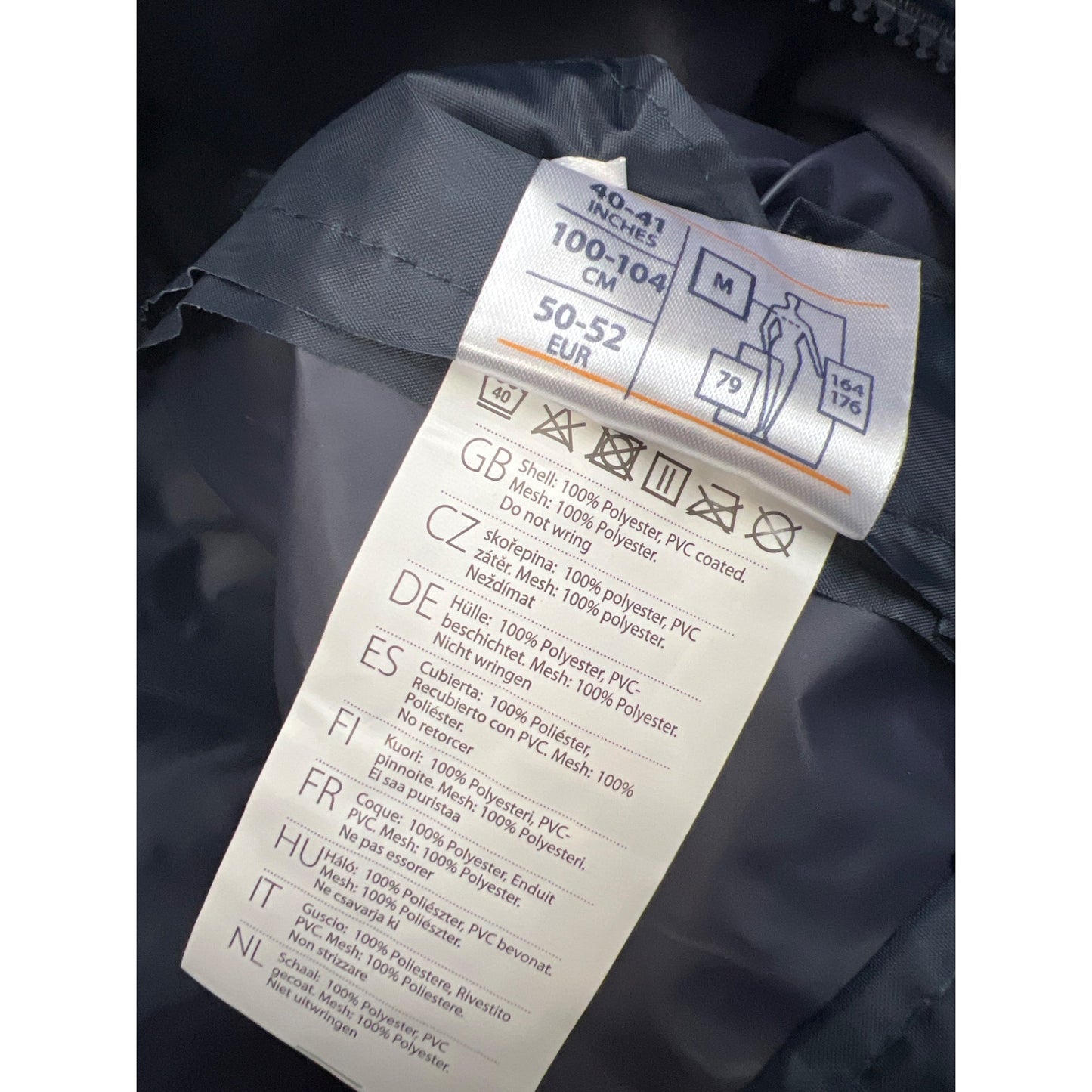 Portwest NWT Navy Blue Rain Jacket and Rain Pants