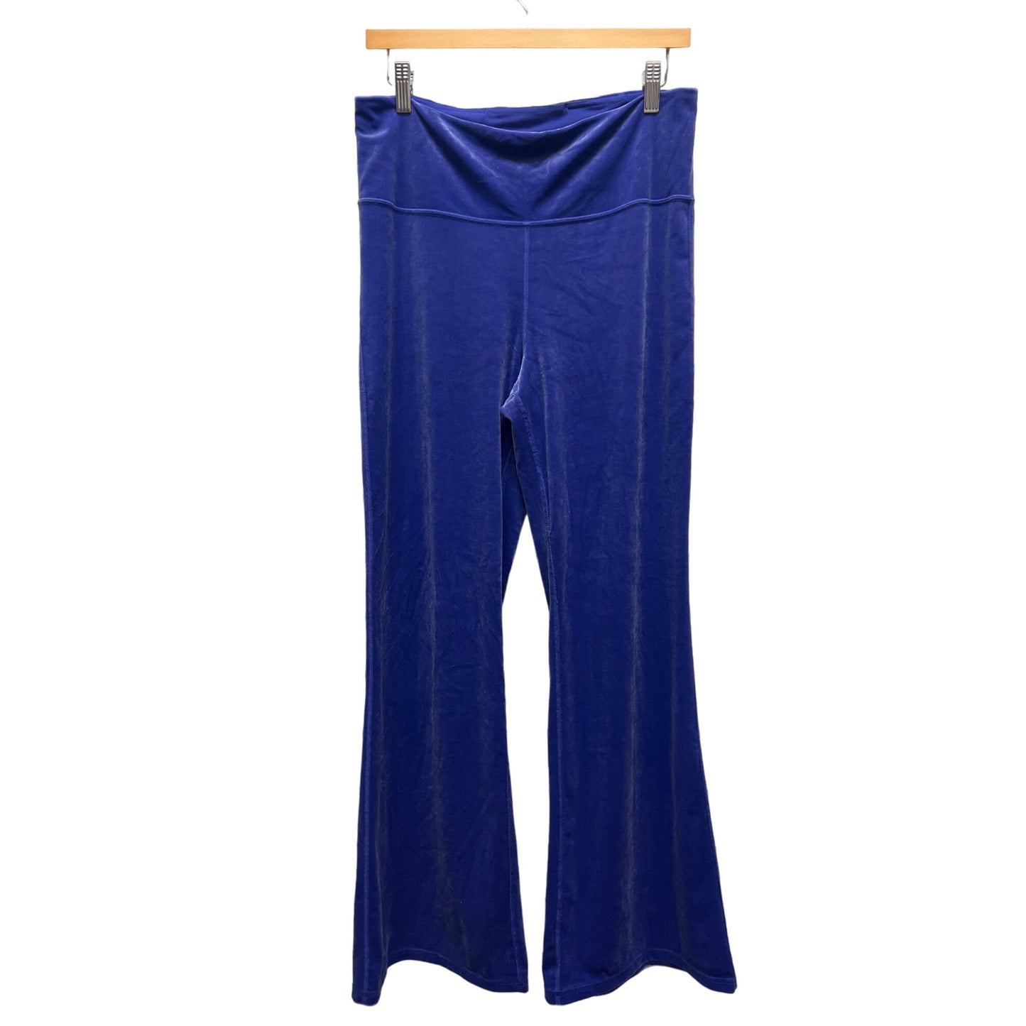 Athleta Elation Purple Velvet Flare Yoga Leisure Pants