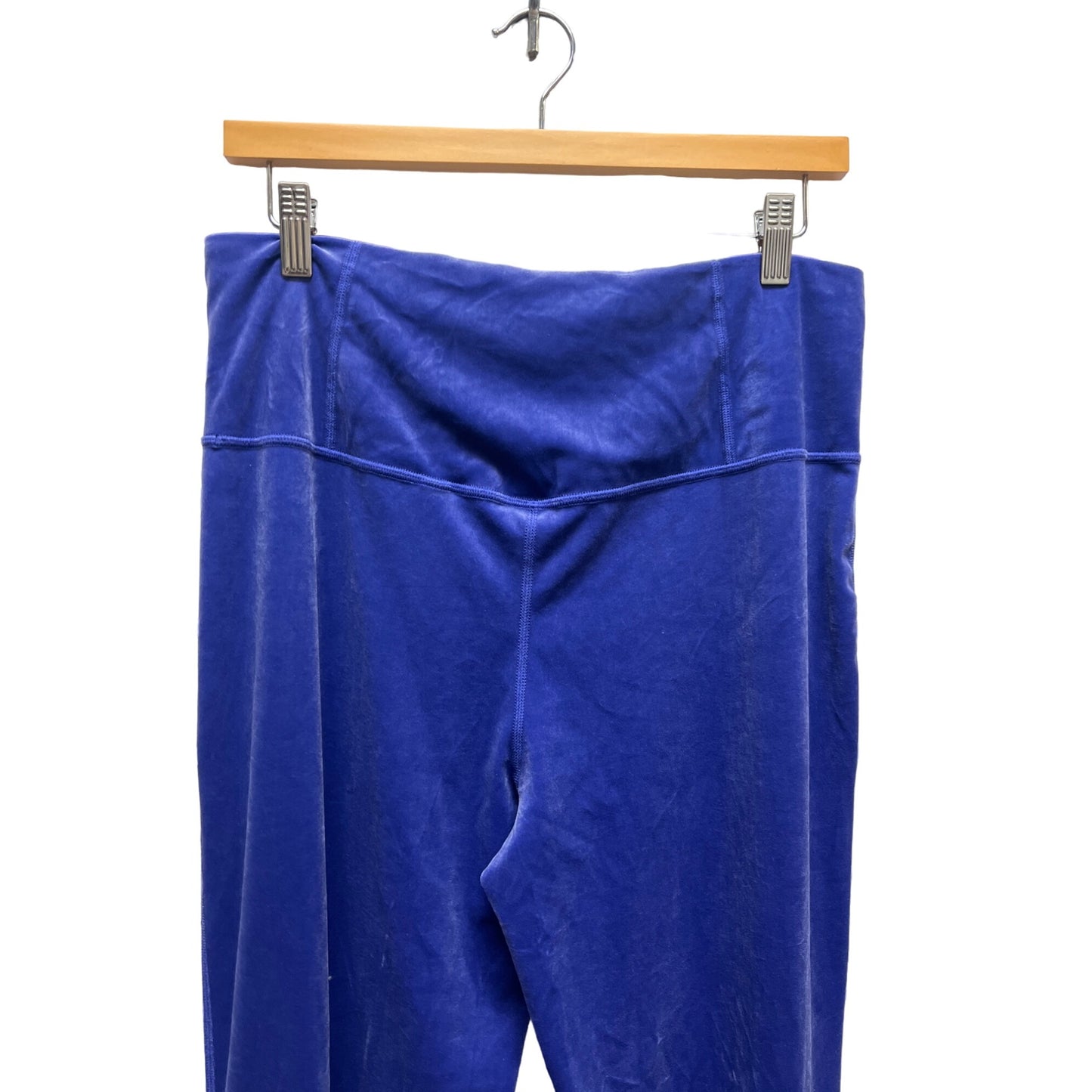 Athleta Elation Purple Velvet Flare Yoga Leisure Pants