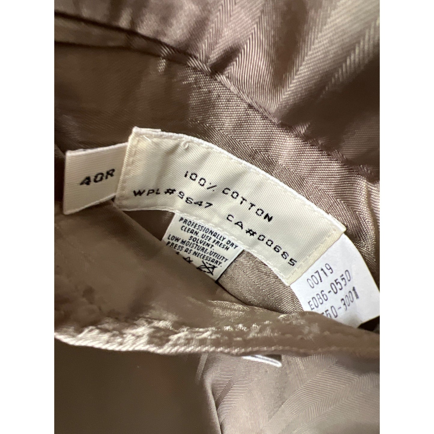 AKA Eddie Bauer Taupe Cotton Blazer