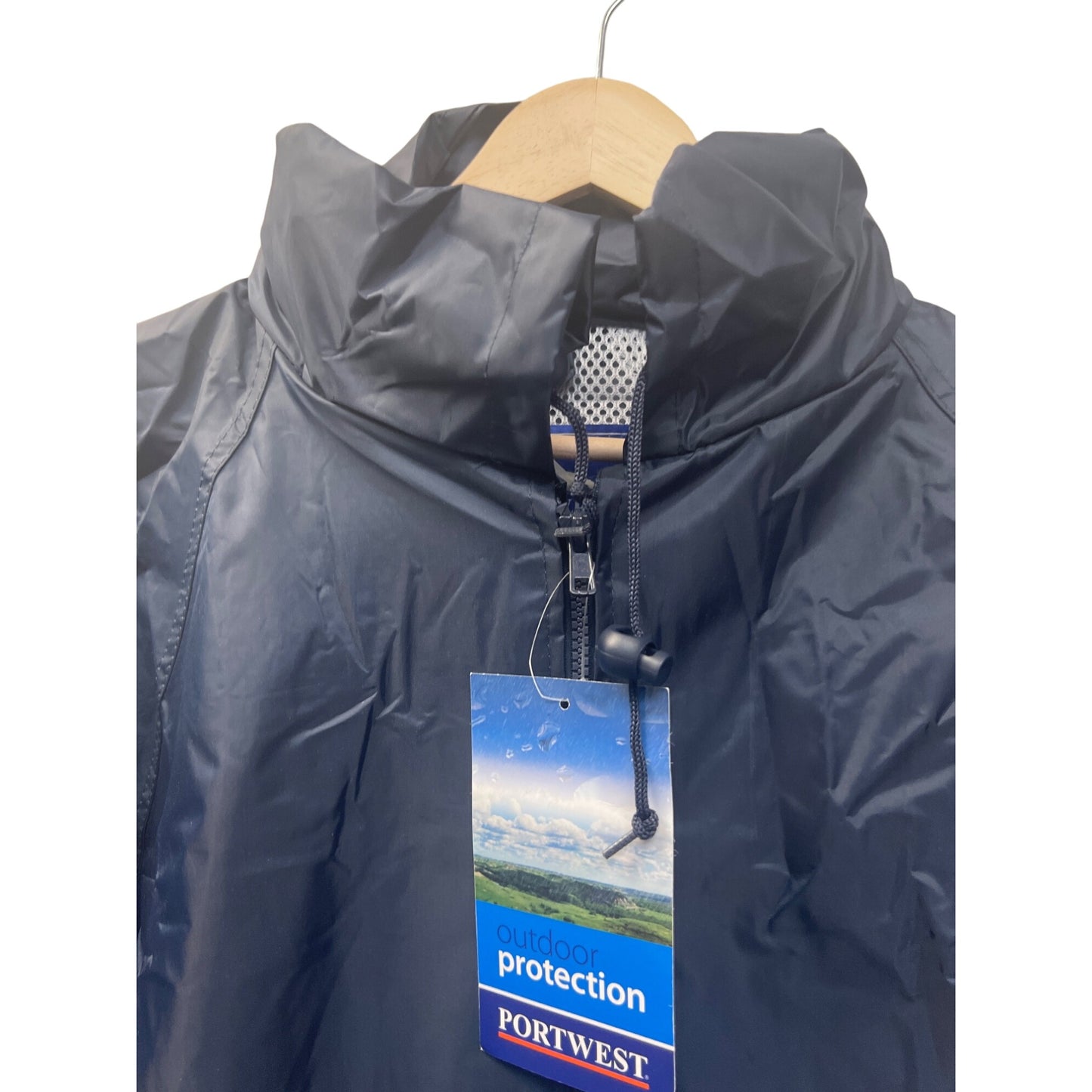 Portwest NWT Navy Blue Rain Jacket and Rain Pants