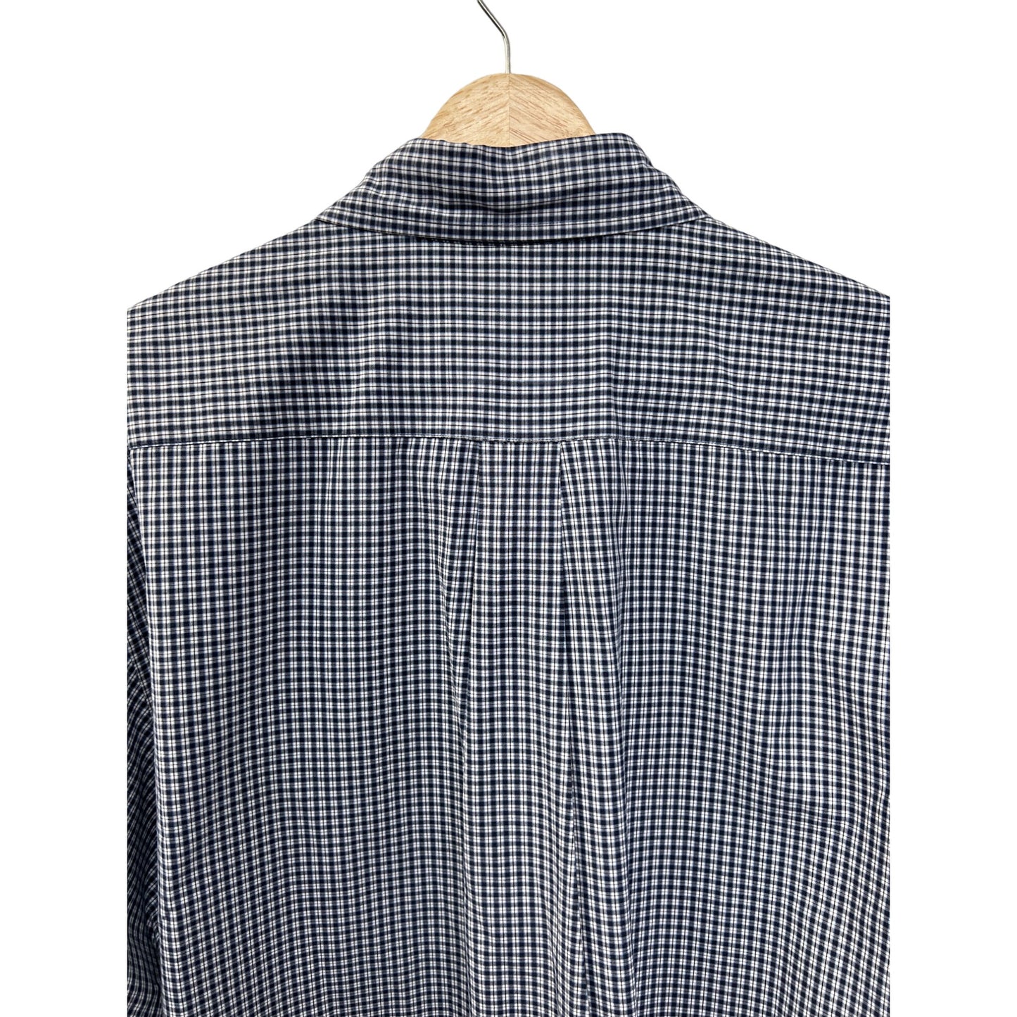 Brooks Brothers Blue Plaid Button Down Oxford Shirt