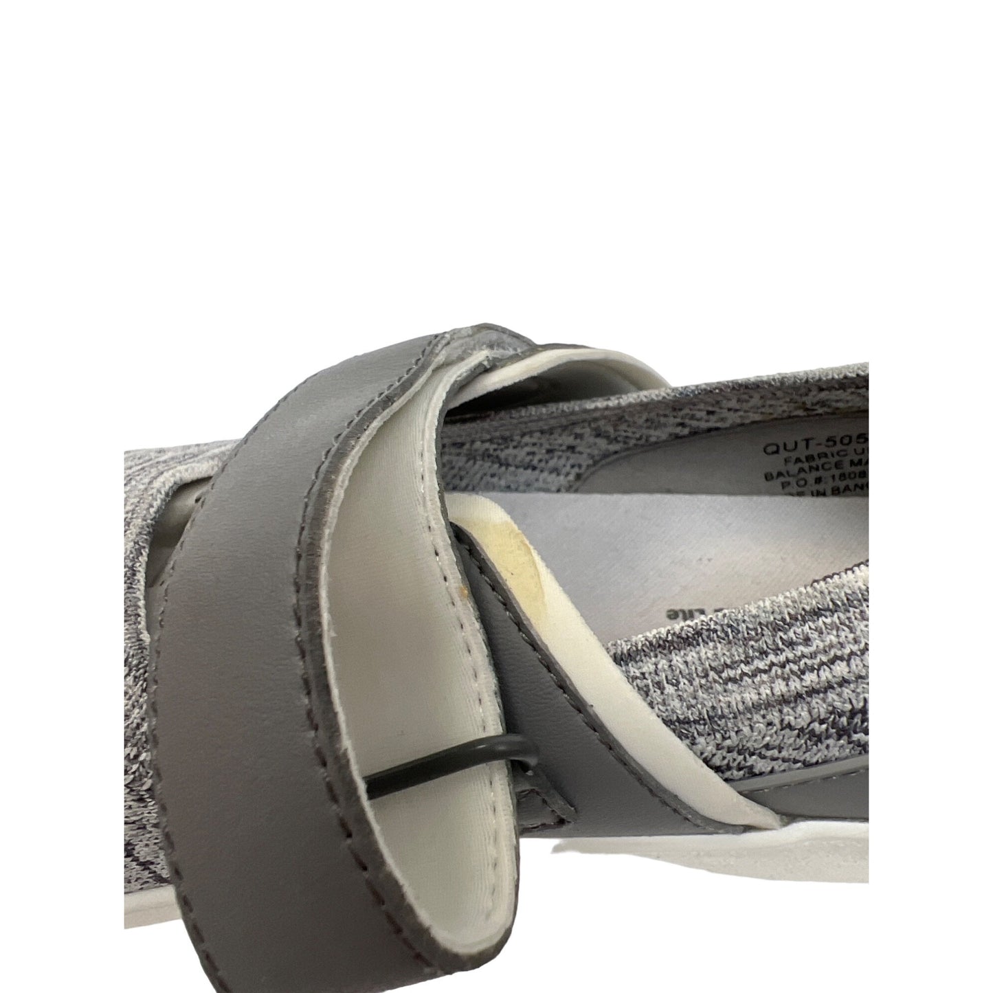 Alegria by PG Life Traq Gray Mary Jane Shoes