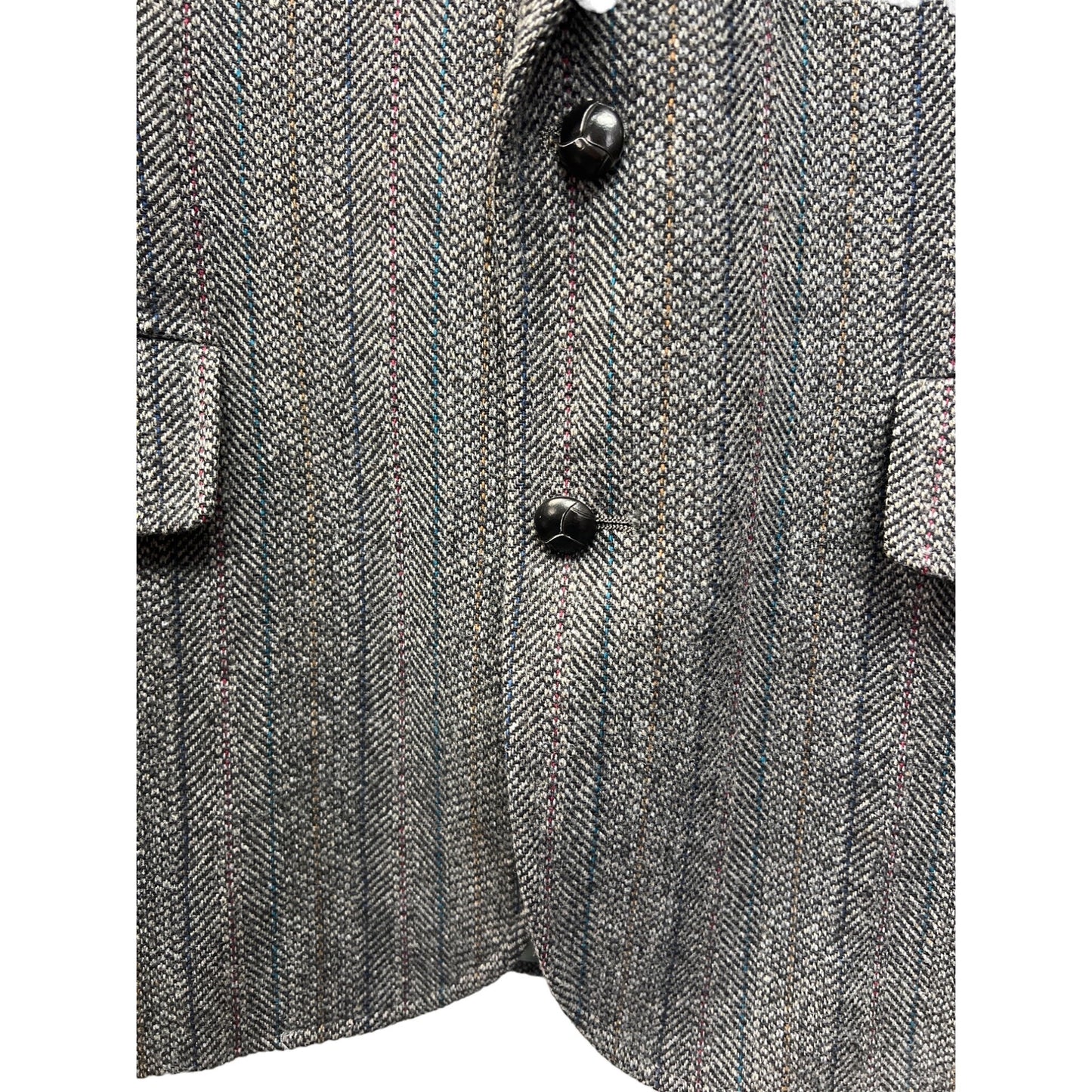 Pendleton Vintage Gray Wool Tweed Blazer