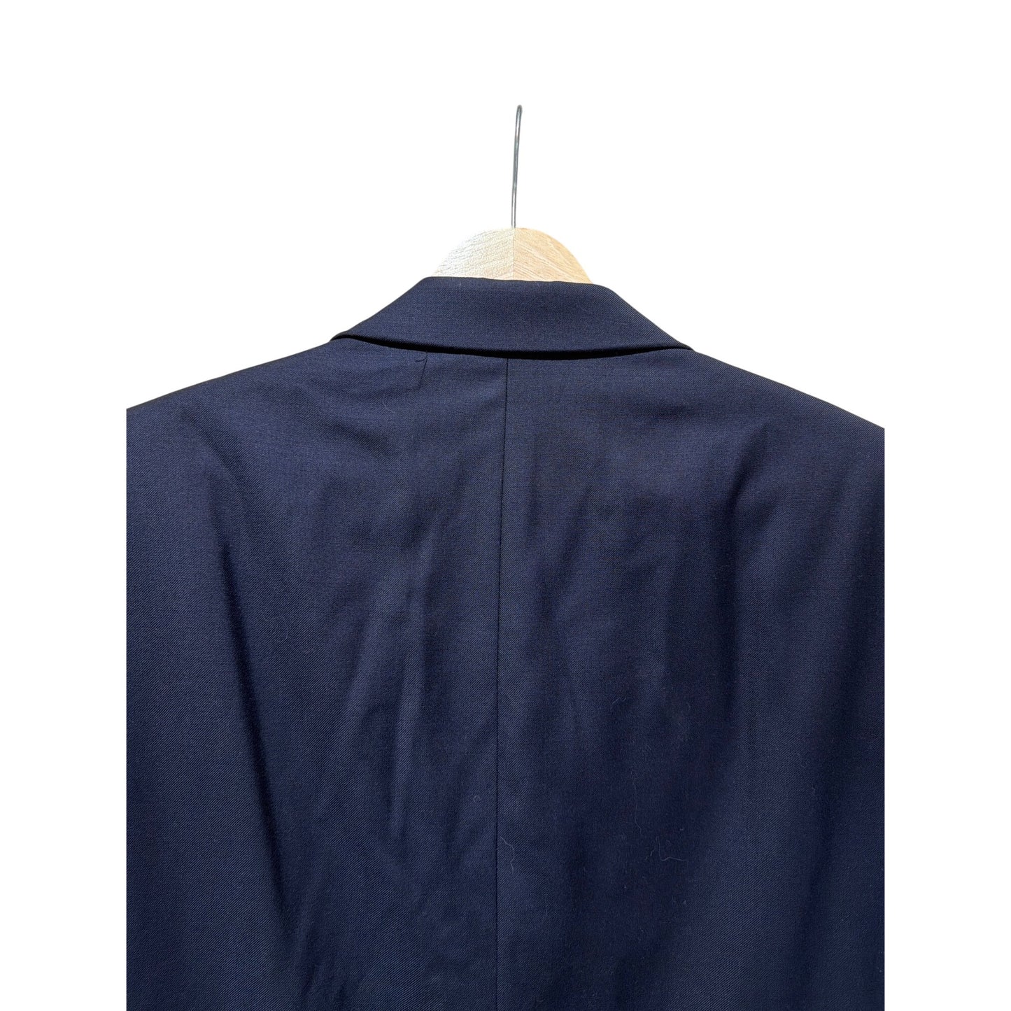 Lauren Ralph Lauren Mens Navy Wool University Blazer Gold Buttons Size 44S
