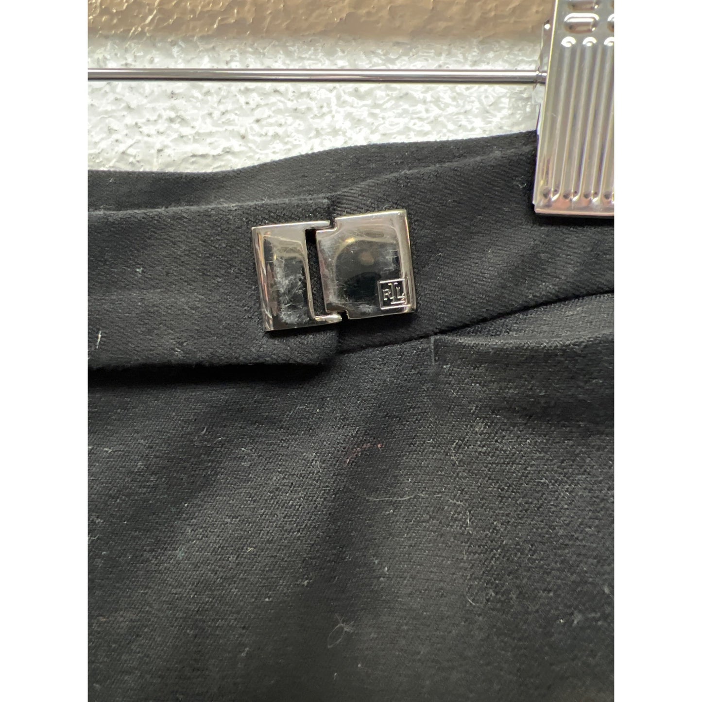 Lauren Ralph Lauren Vintage Black High Rise Tapered Leg Chino Pants