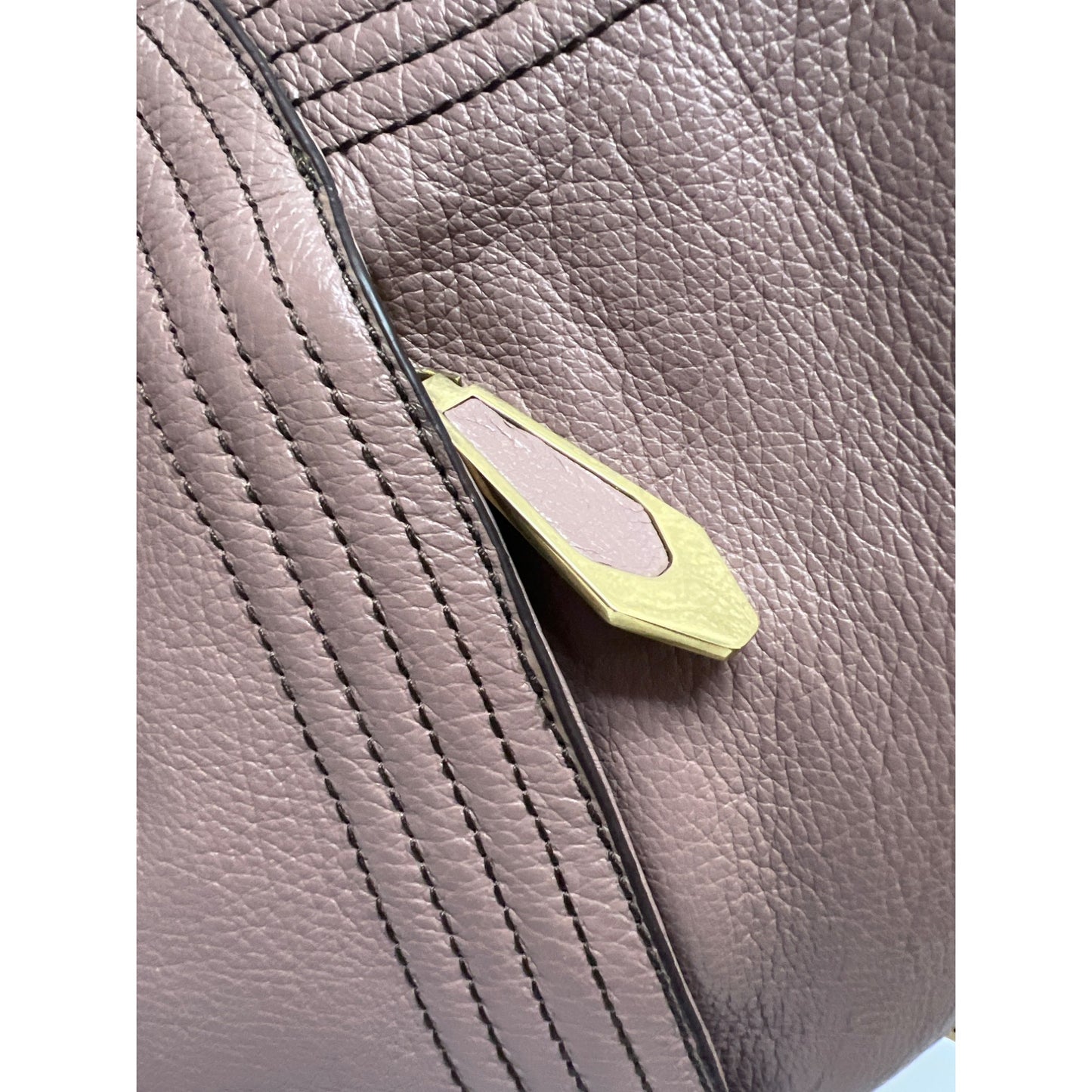 OrYany Tracy Mauve Pepple Leather Large Tote Hobo Bag Purse