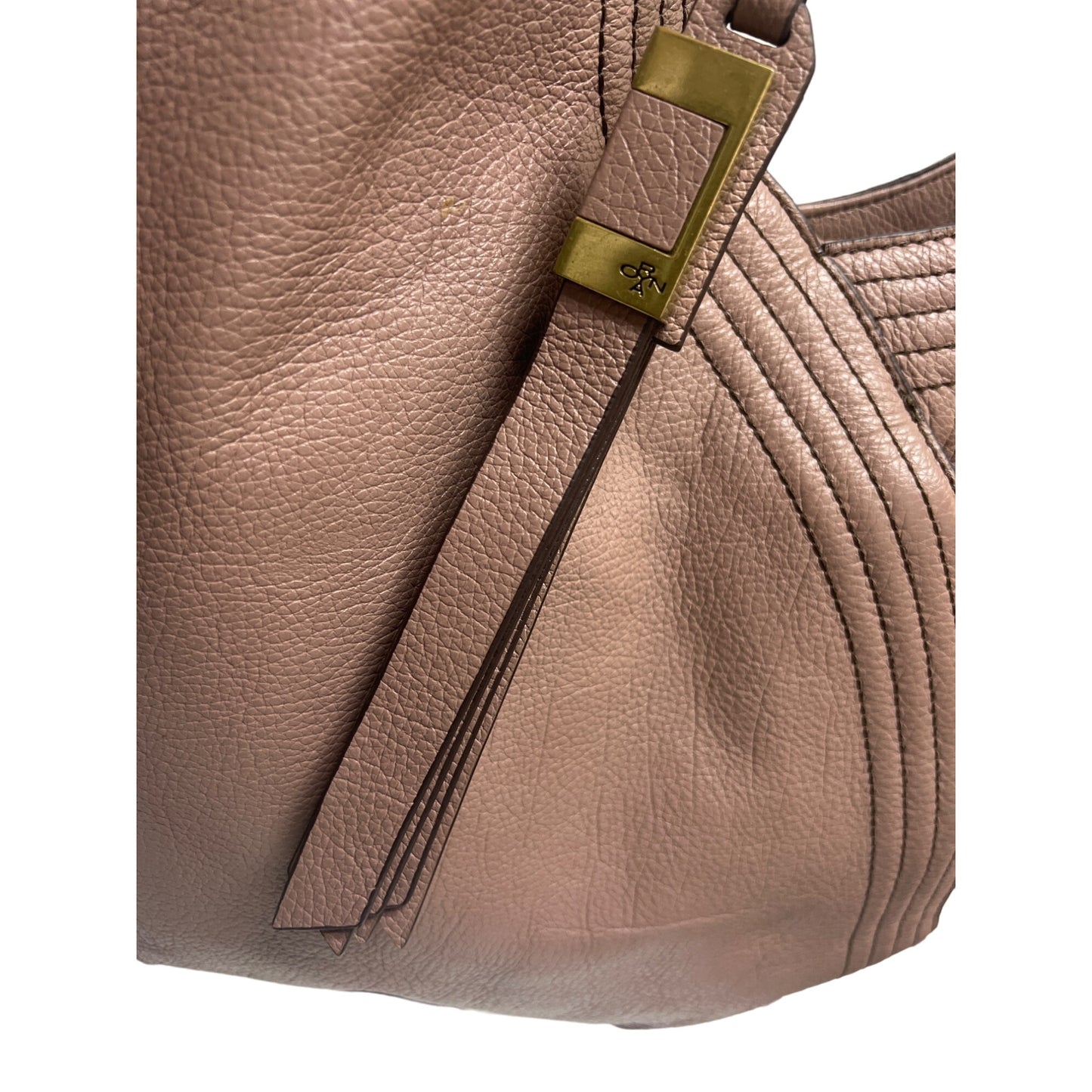 OrYany Tracy Mauve Pepple Leather Large Tote Hobo Bag Purse
