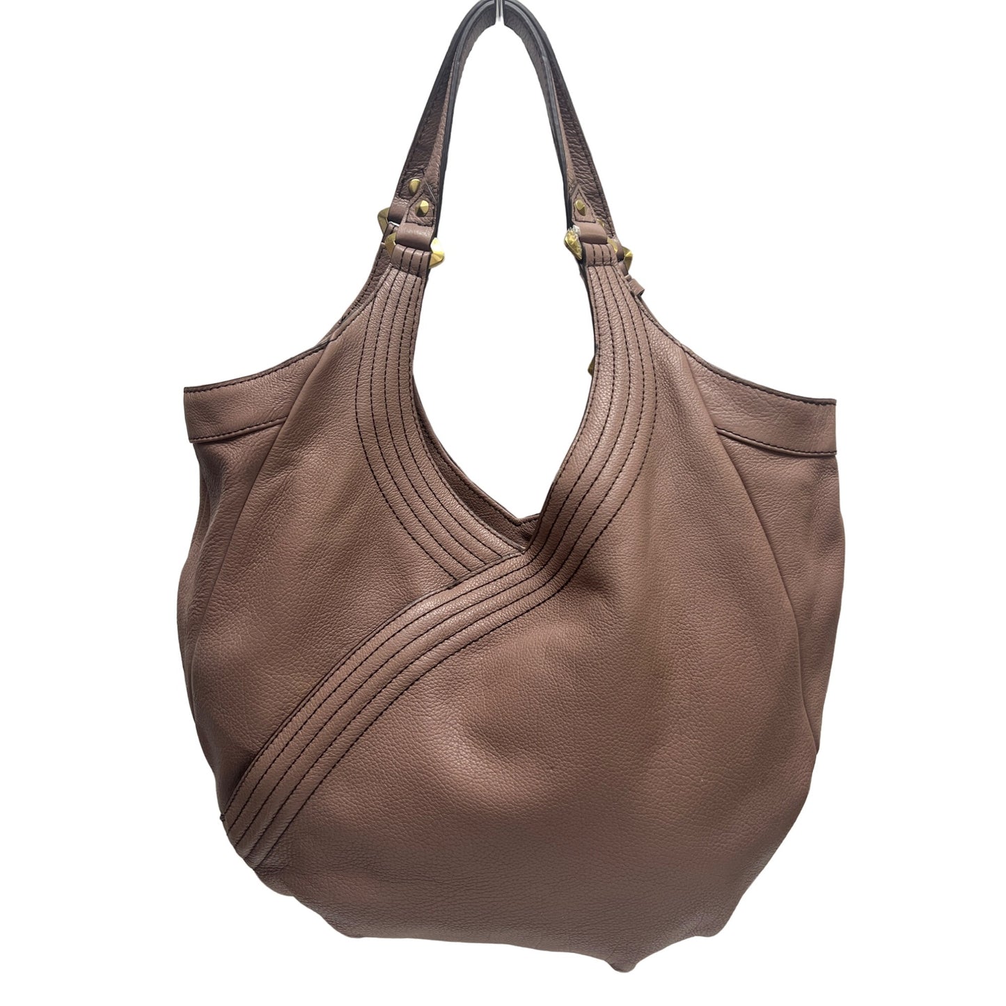 OrYany Tracy Mauve Pepple Leather Large Tote Hobo Bag Purse