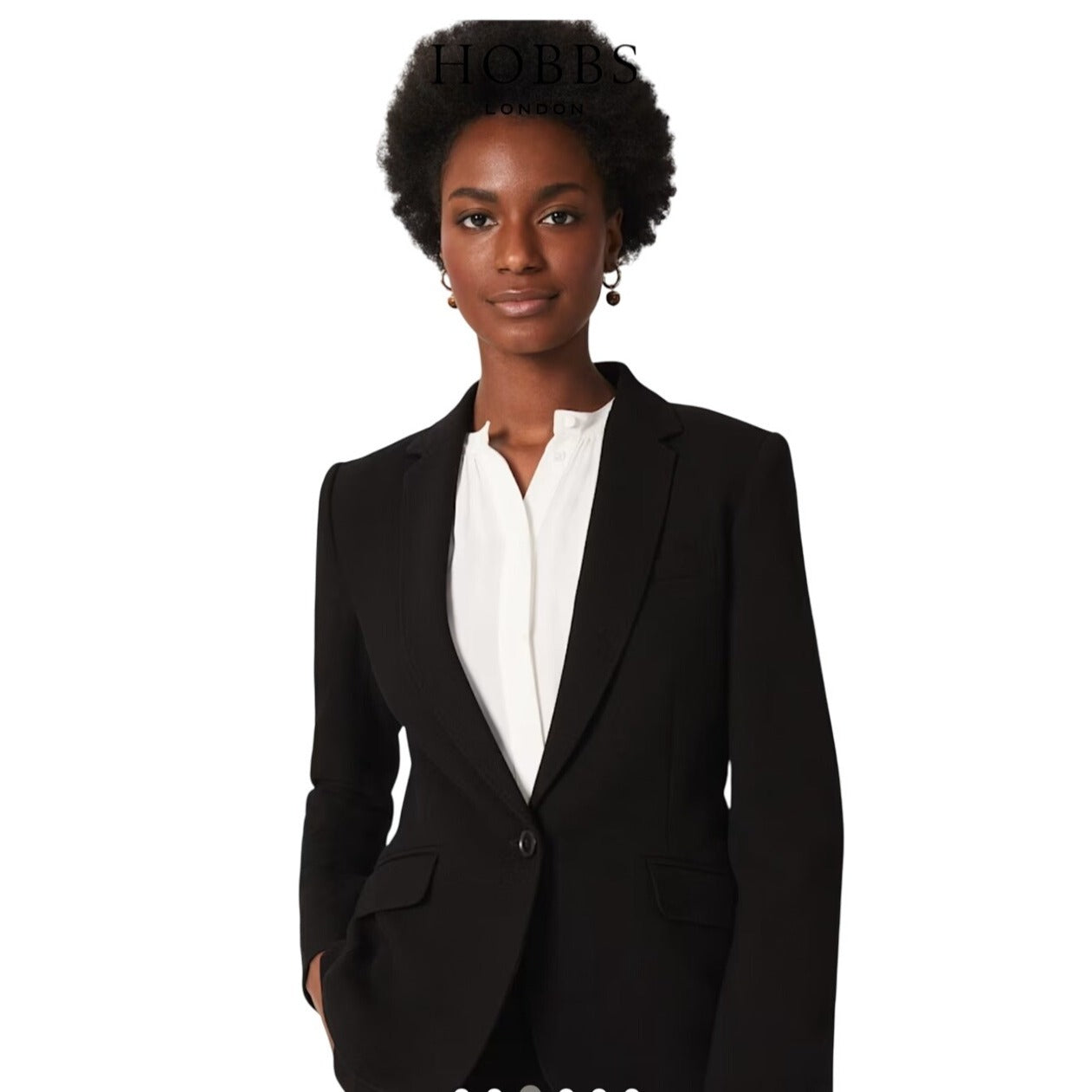 Hobbs London Black Tailored Ophelia 2 Piece Suit