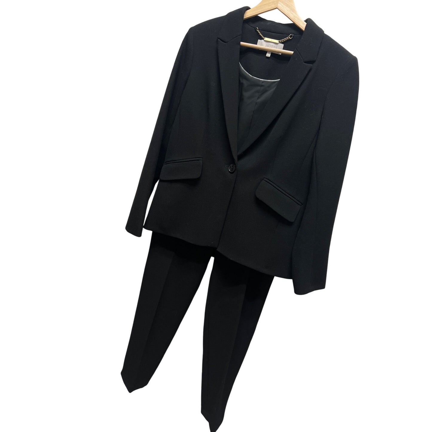Hobbs London Black Tailored Ophelia 2 Piece Suit
