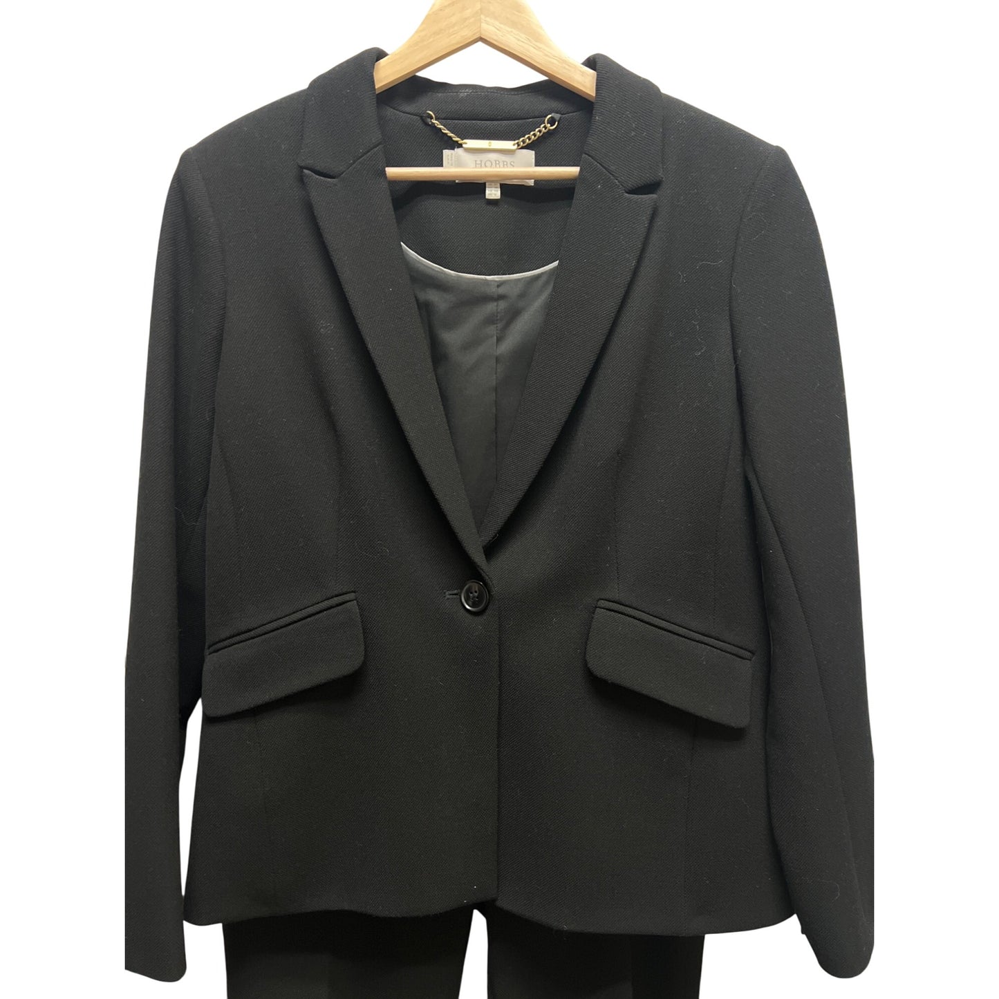 Hobbs London Black Tailored Ophelia 2 Piece Suit