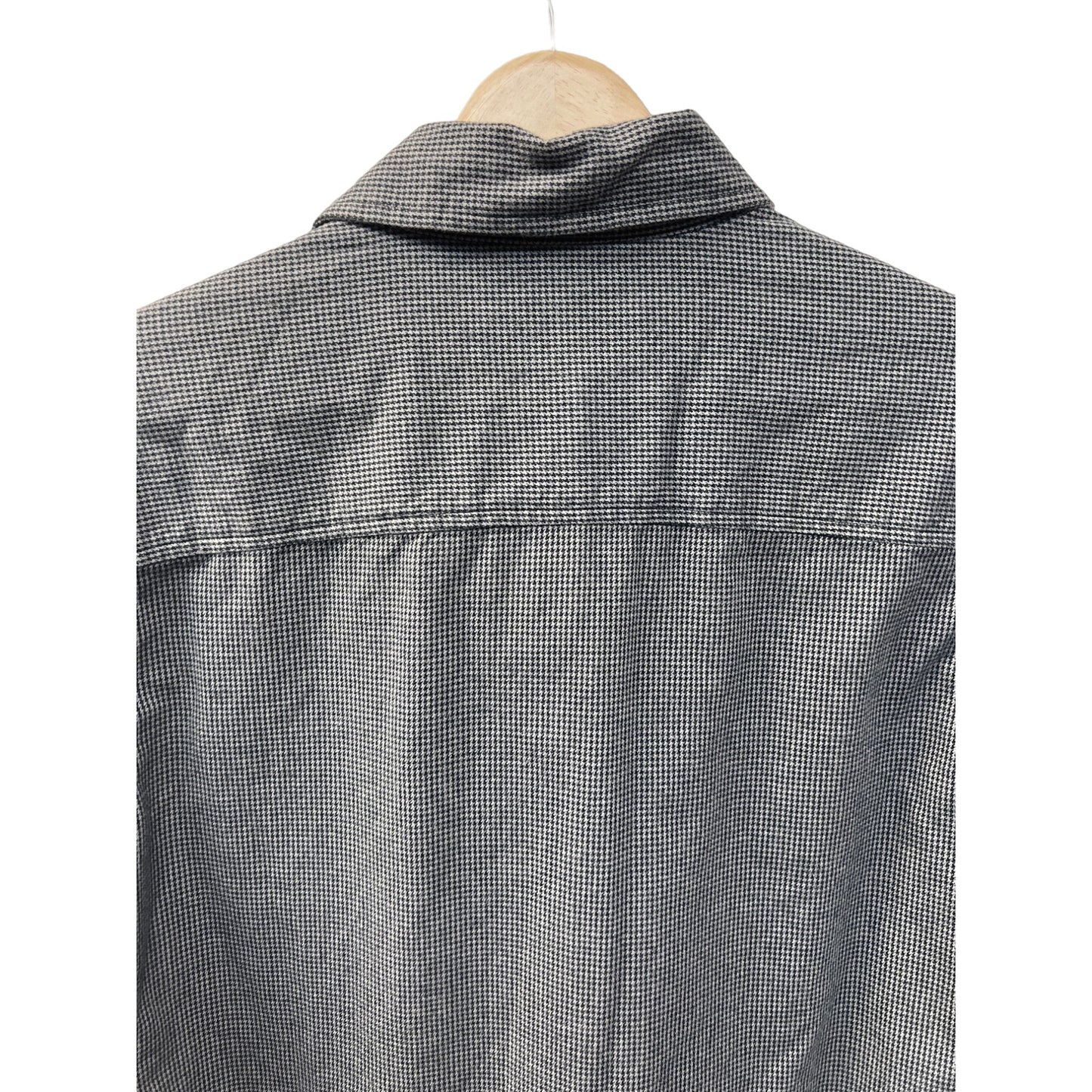 Edgar + Ash NWT Gray Checked Flannel Button Down Shirt