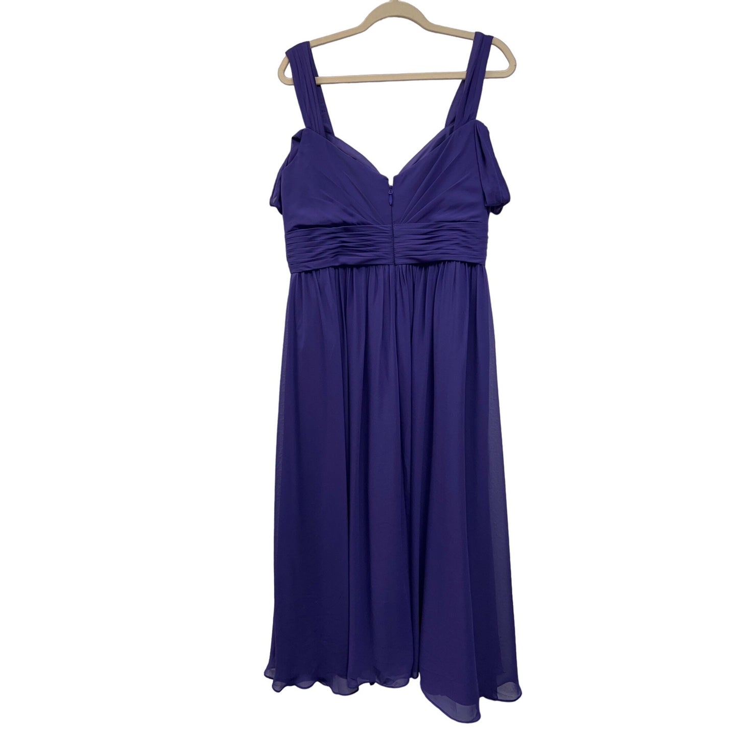 Azazie Lianne Purple Chiffon Special Occasion Dress