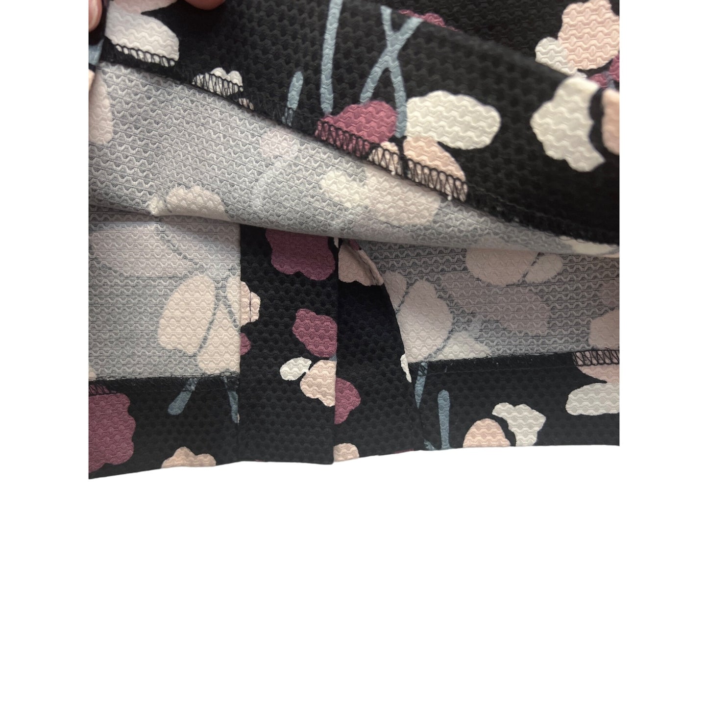 Ann Taylor Factory Petite Floral Cotton Textured Pencil Skirt