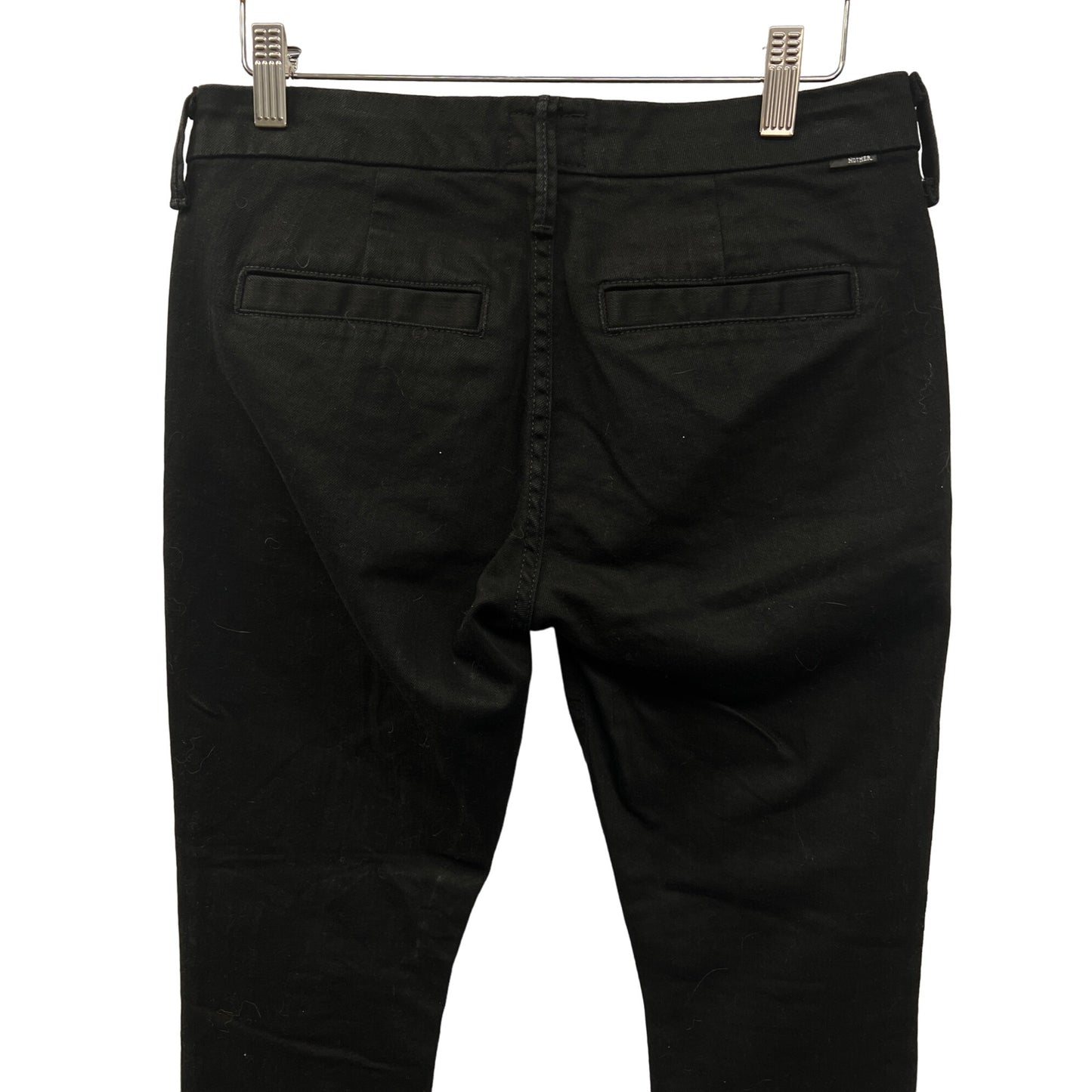 Freja Mother Welt Zip Muse Black Skinny Jeans with Ankle Zip