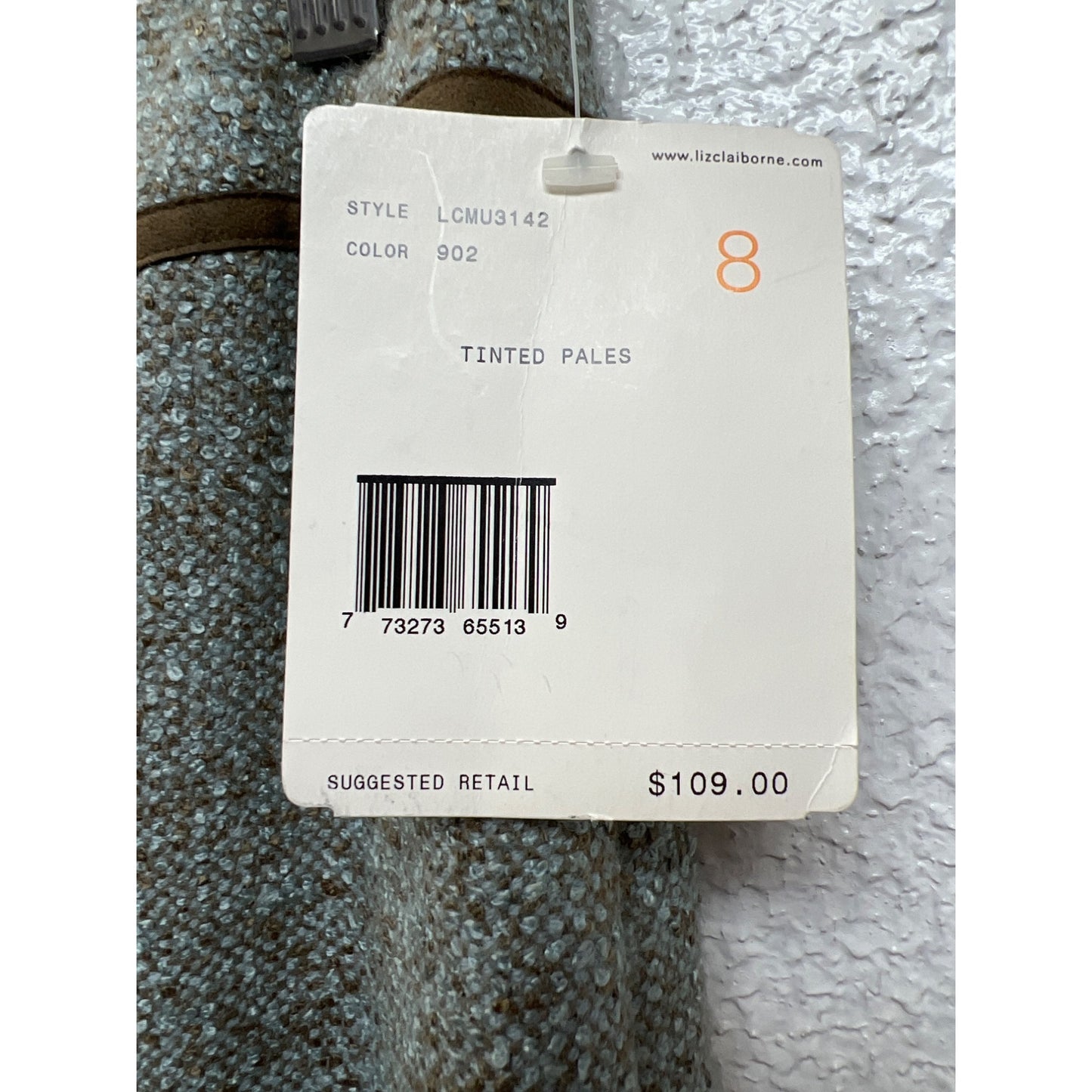 Liz Claiborne Collection NWT Light Green and Light Brown Wool Tweed Skirt Suit Set