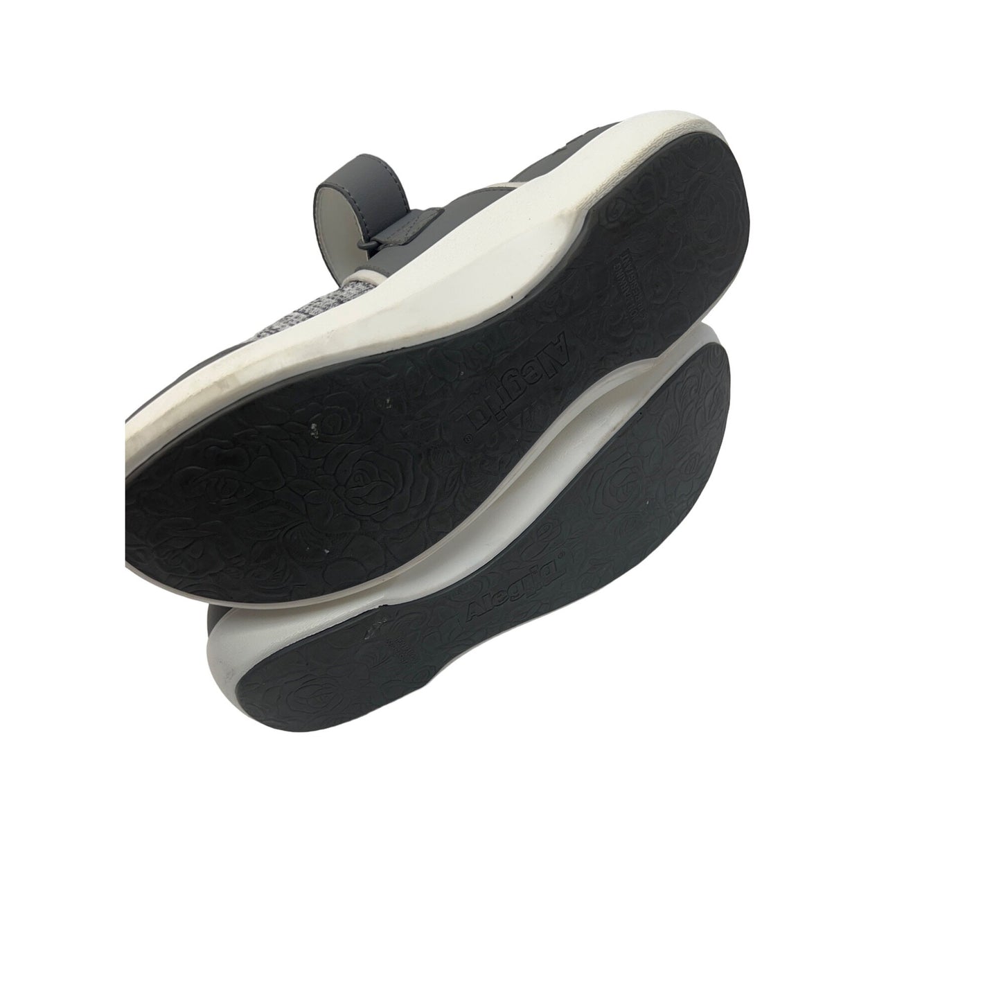 Alegria by PG Life Traq Gray Mary Jane Shoes