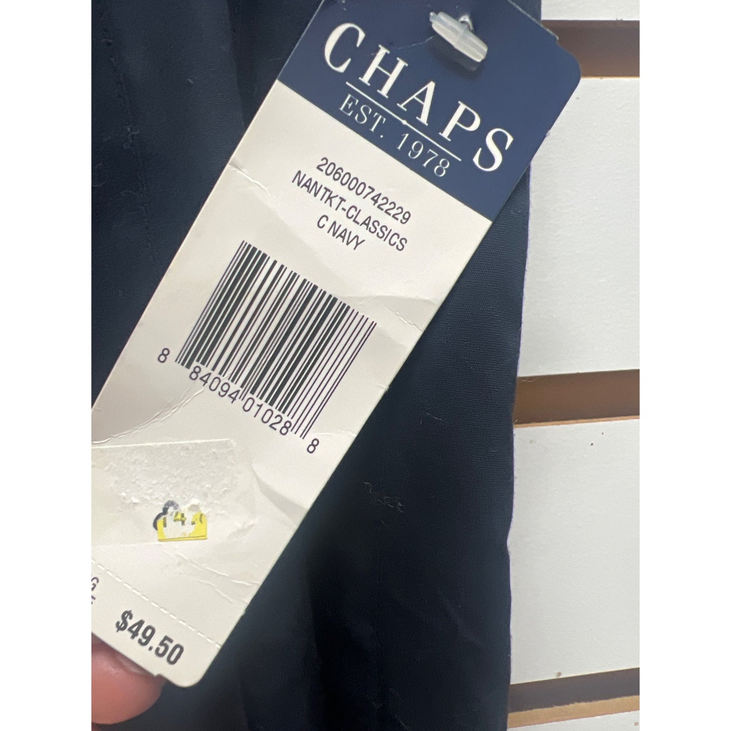 Chaps NWT Navy Nantucket Classics Pleated Skirt