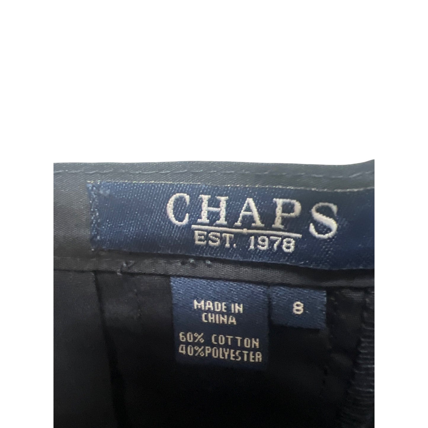 Chaps NWT Navy Nantucket Classics Pleated Skirt