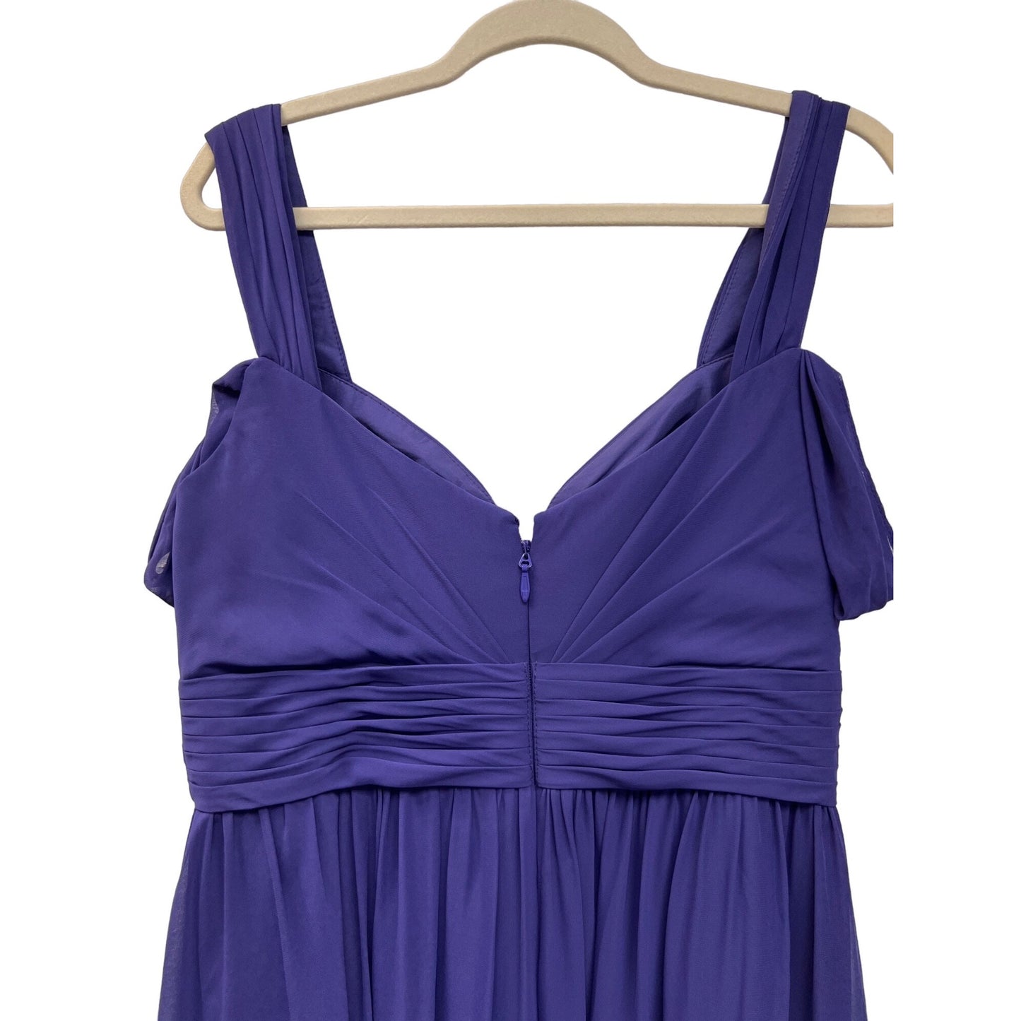 Azazie Lianne Purple Chiffon Special Occasion Dress