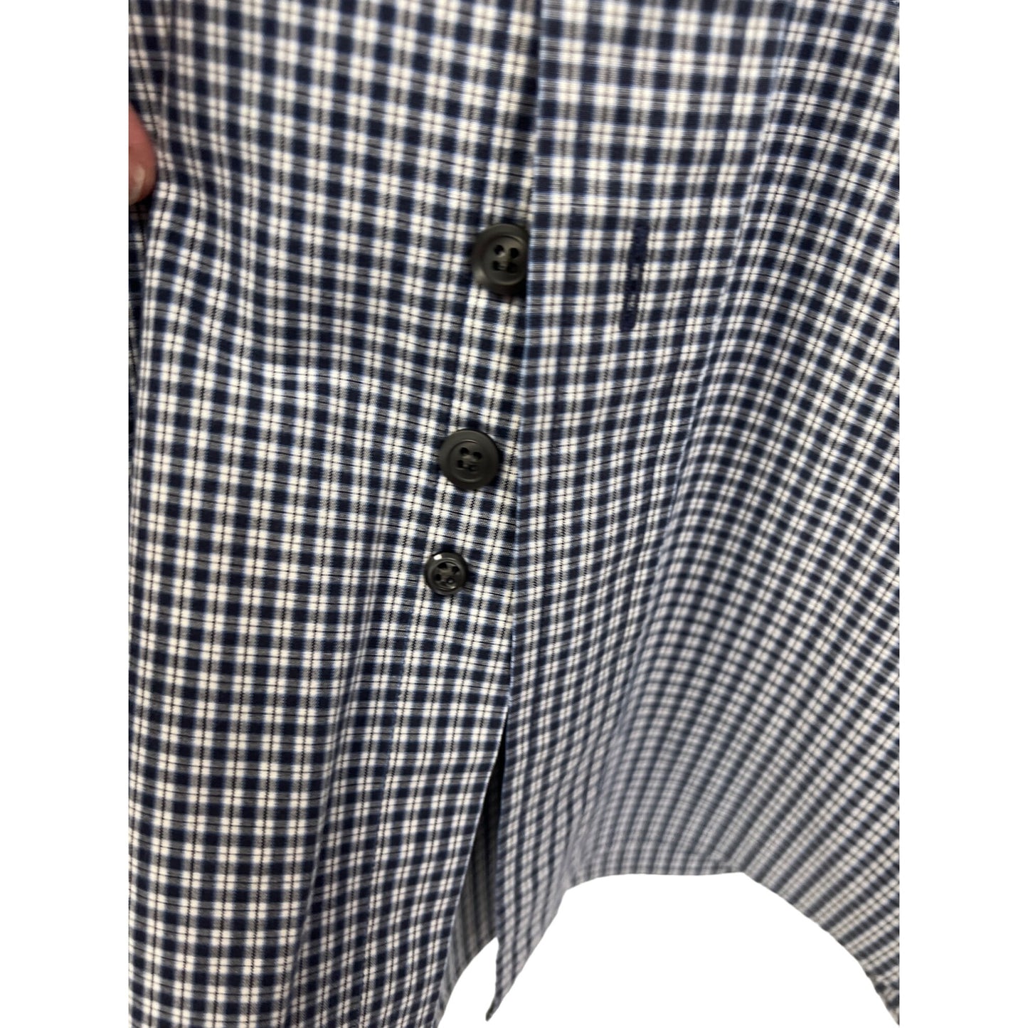 Brooks Brothers Blue Plaid Button Down Oxford Shirt