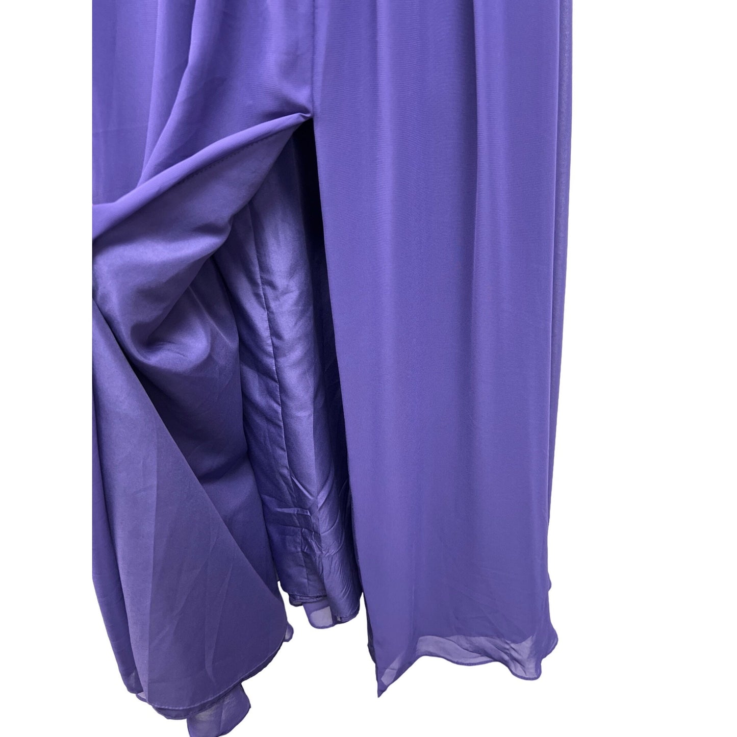 Azazie Lianne Purple Chiffon Special Occasion Dress