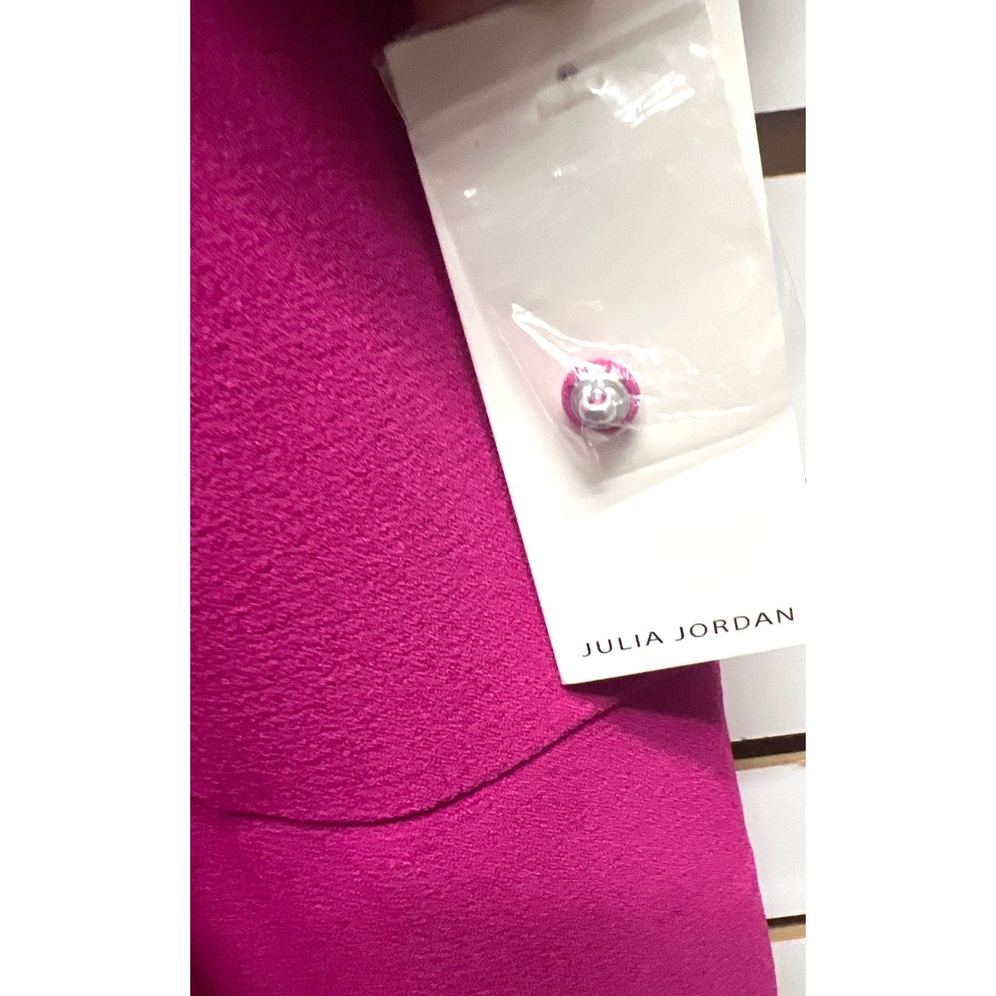 Julia Jordan NWT Knot Neck Neon Pink Halter Jumpsuit