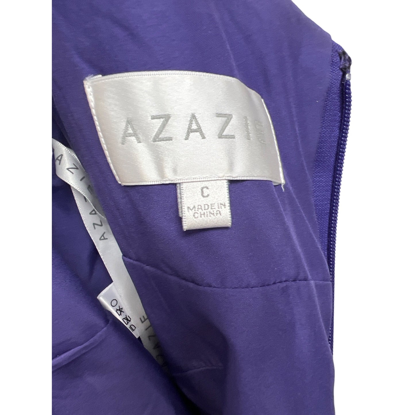 Azazie Lianne Purple Chiffon Special Occasion Dress