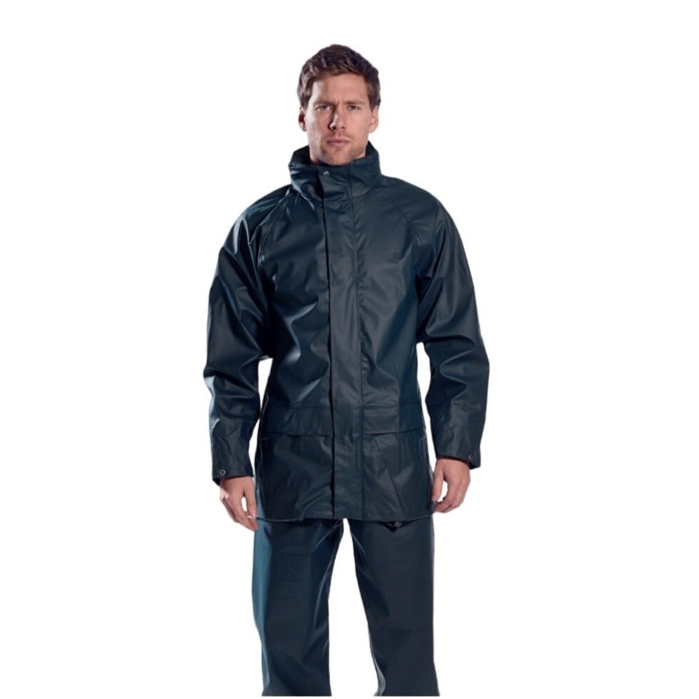 Portwest NWT Navy Blue Rain Jacket and Rain Pants