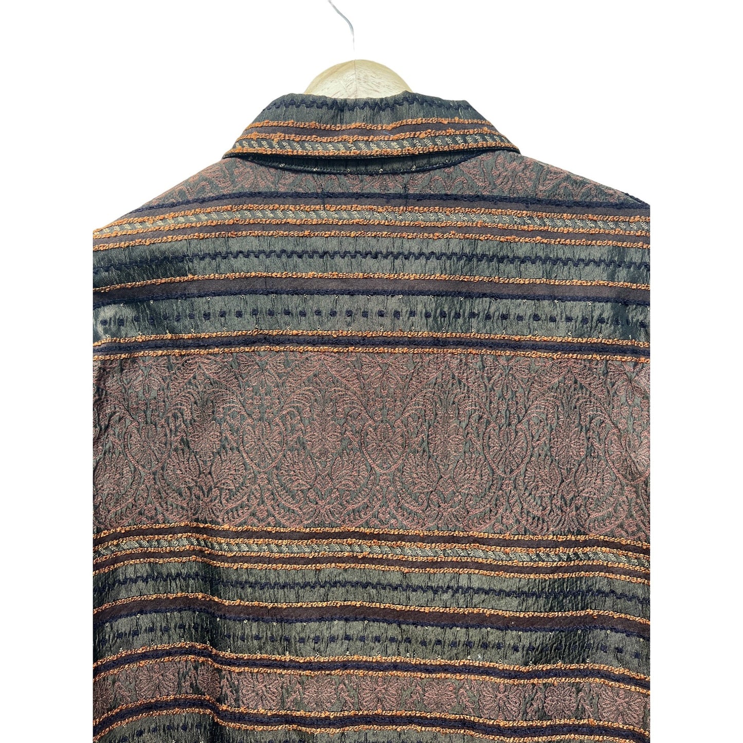 Marisol Vintage Striped Brocade Tapestry Jacket