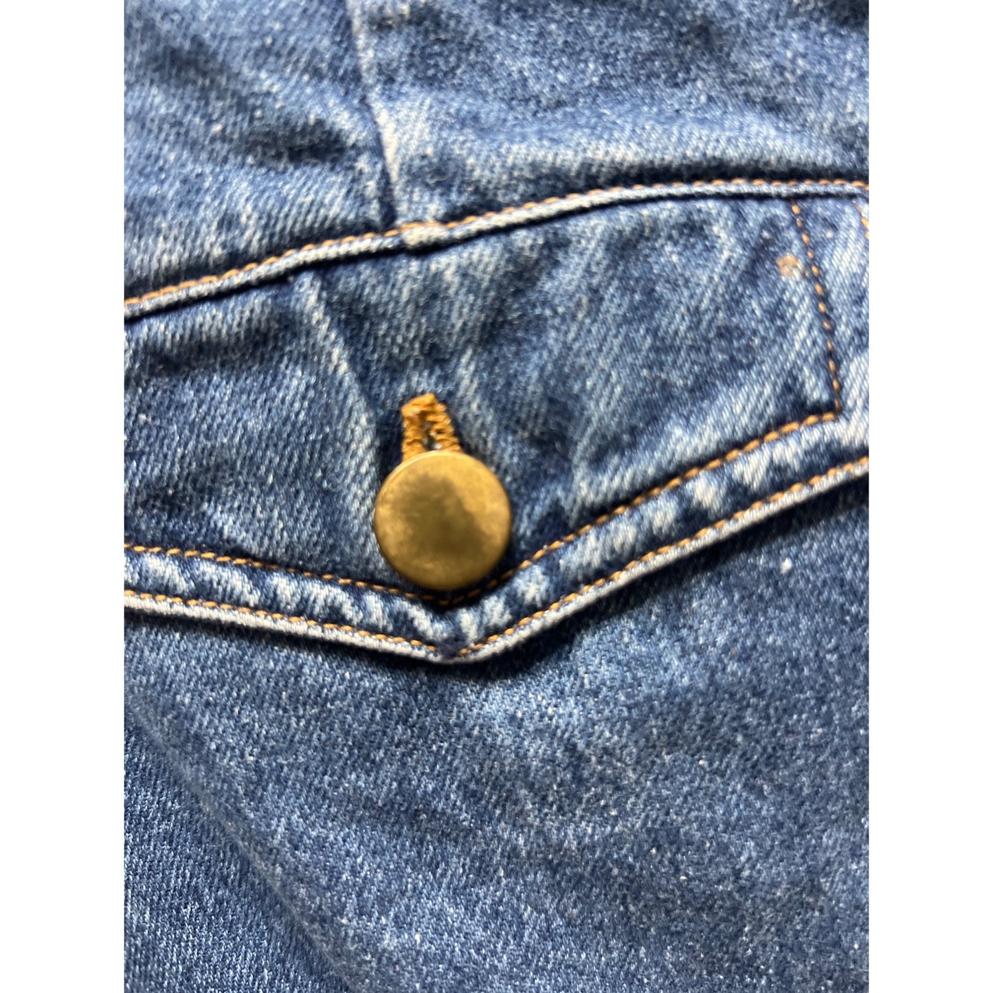 Hook Sport Vintage 90's Knee Length Denim Jean Skirt
