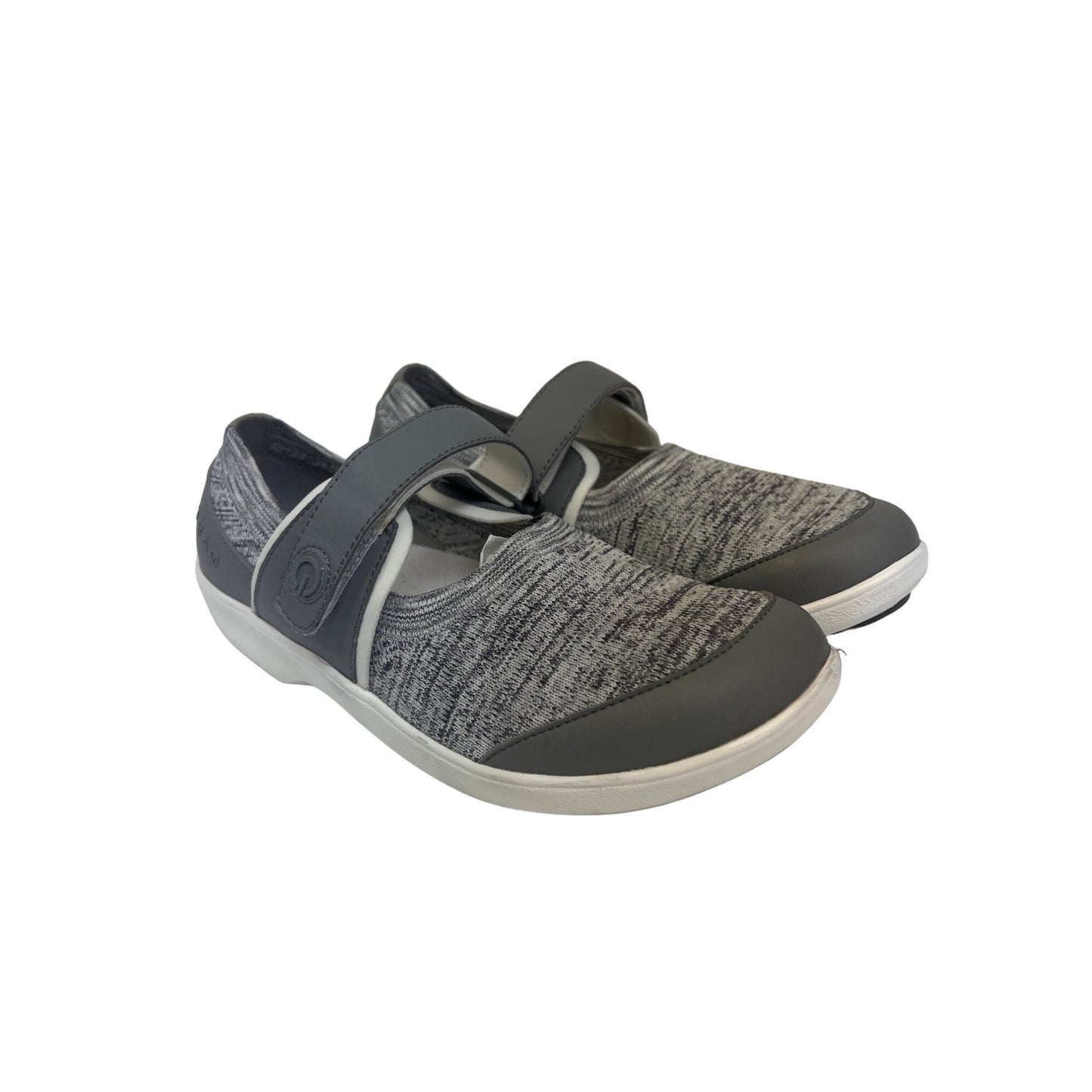 Alegria by PG Life Traq Gray Mary Jane Shoes