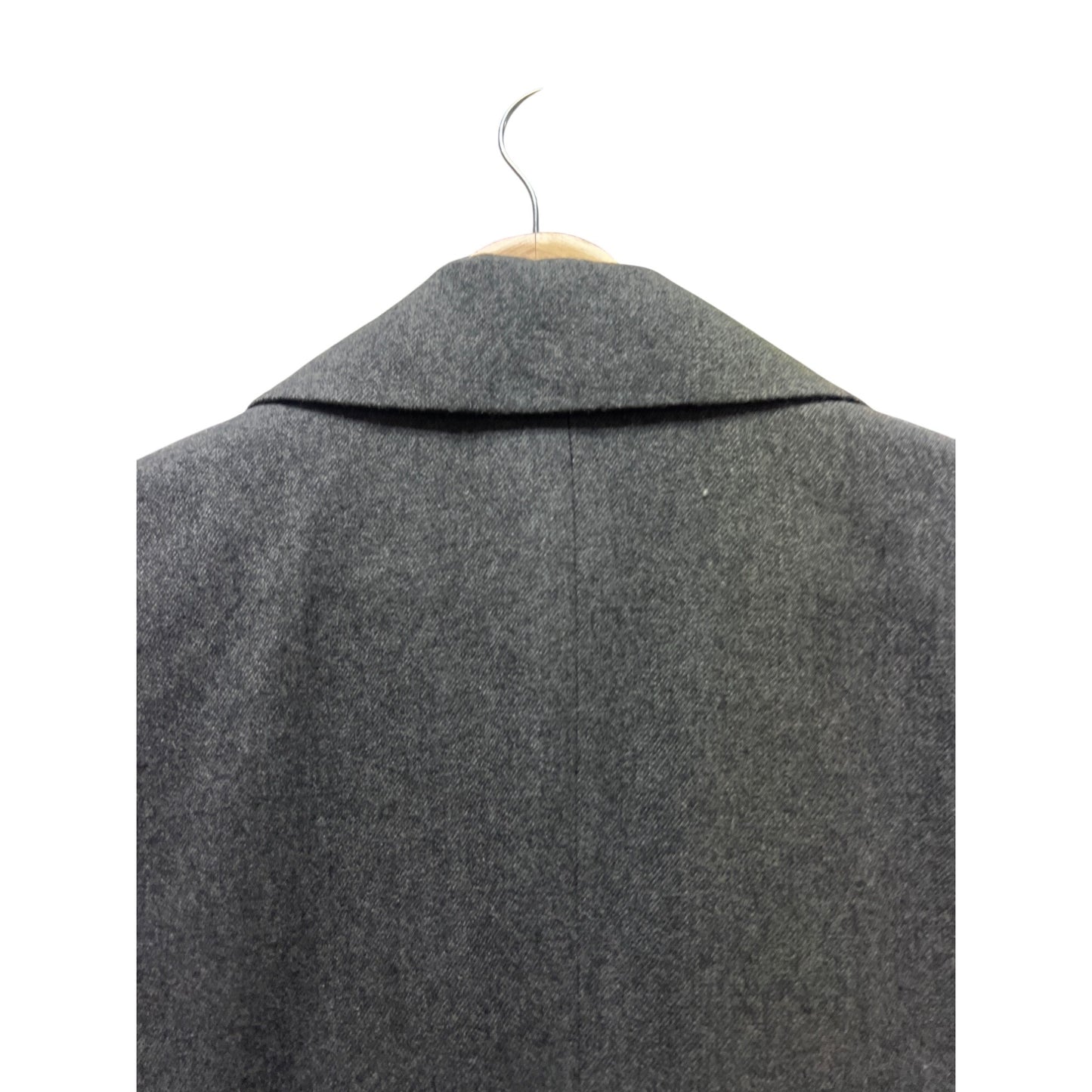 Talbots Gray Wool Ruched Classic Tailored Blazer