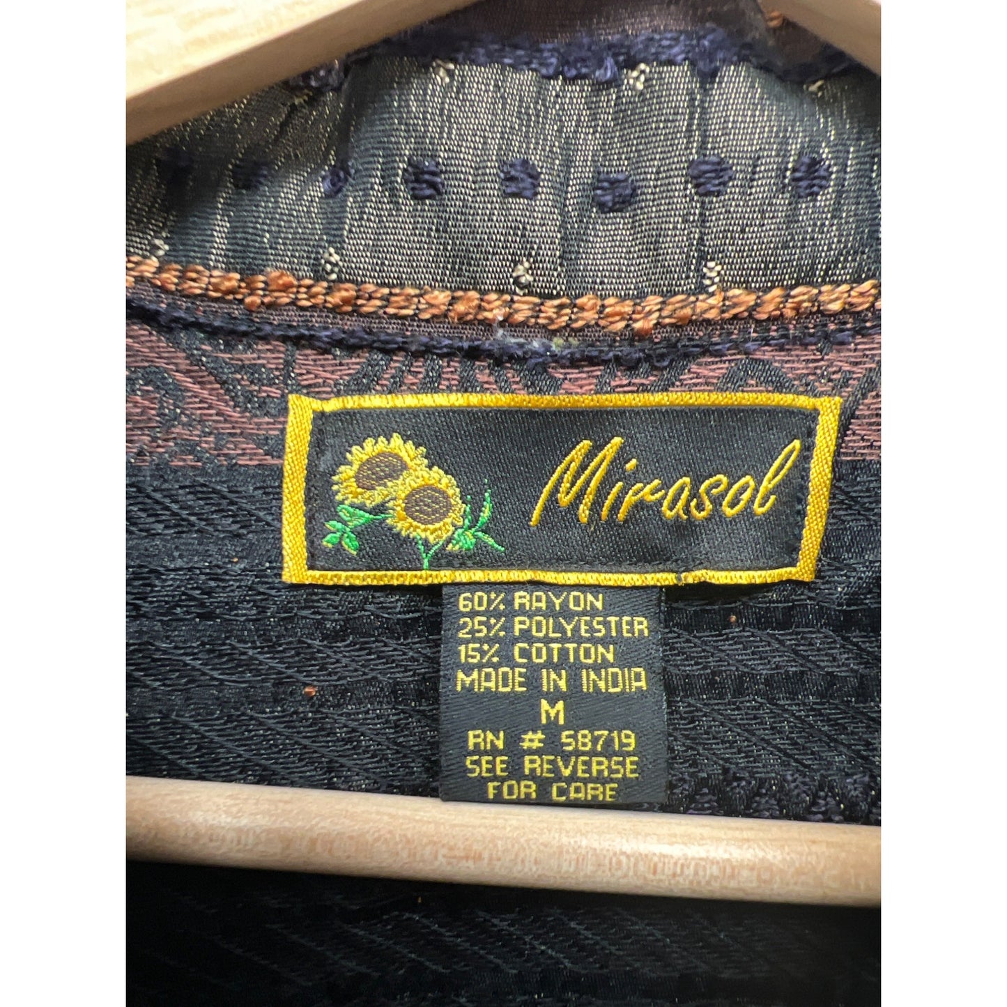 Marisol Vintage Striped Brocade Tapestry Jacket