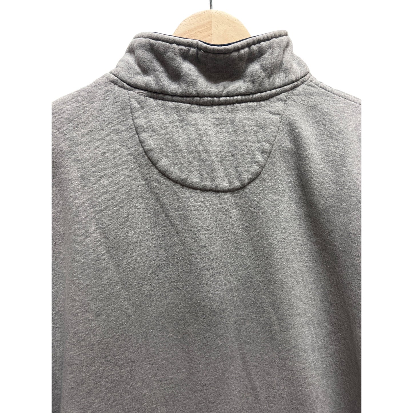 Chaps Ralph Lauren Vintage 90's Gray Quarter Zip Spellout Sweatshirt