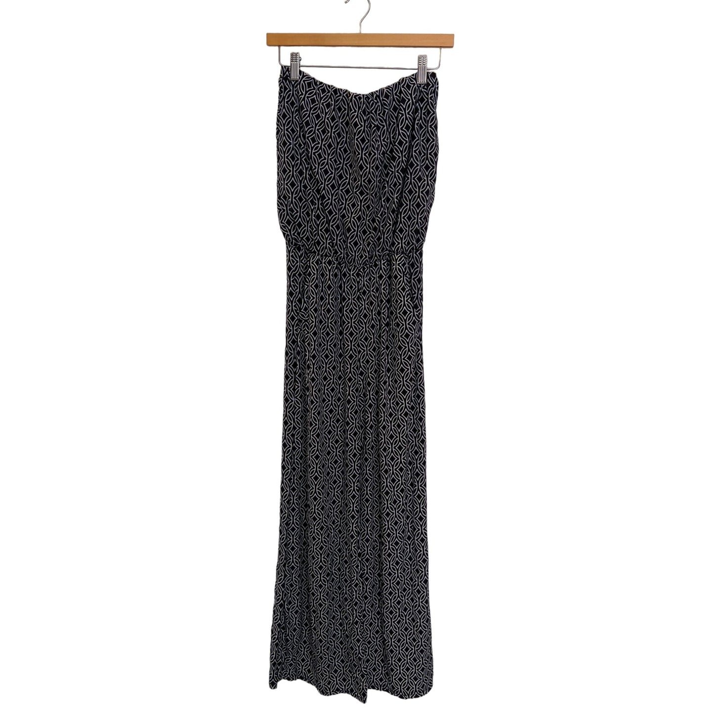 Fifth & Love NWT Strapless Black with White Pattern Romper