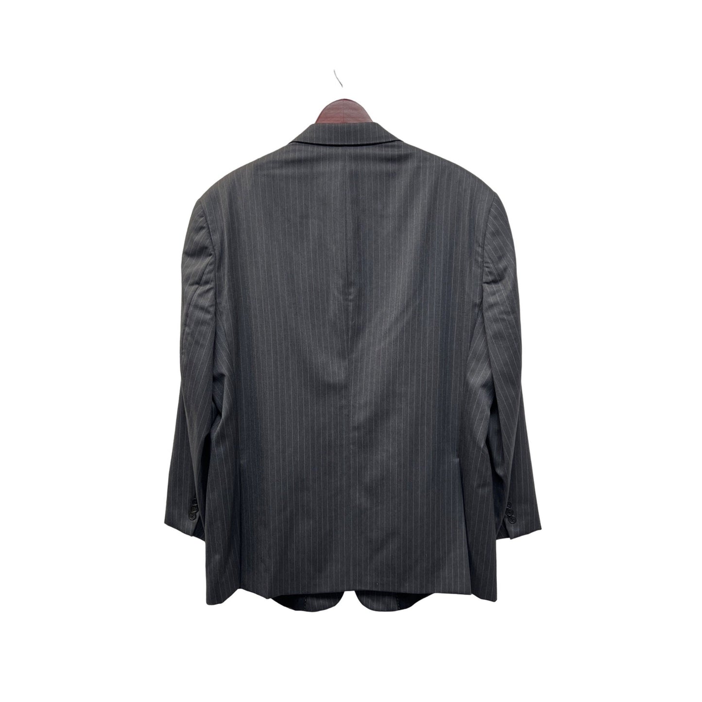 Gold Trumpeter Hart Schaffner Marx Gray Pinstripe Blazer Sports Coat