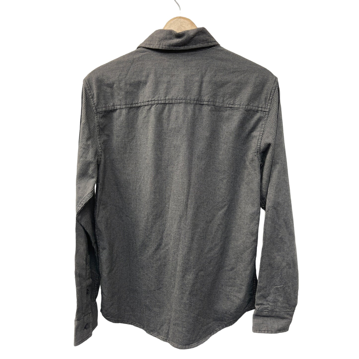 Edgar + Ash NWT Gray Checked Flannel Button Down Shirt
