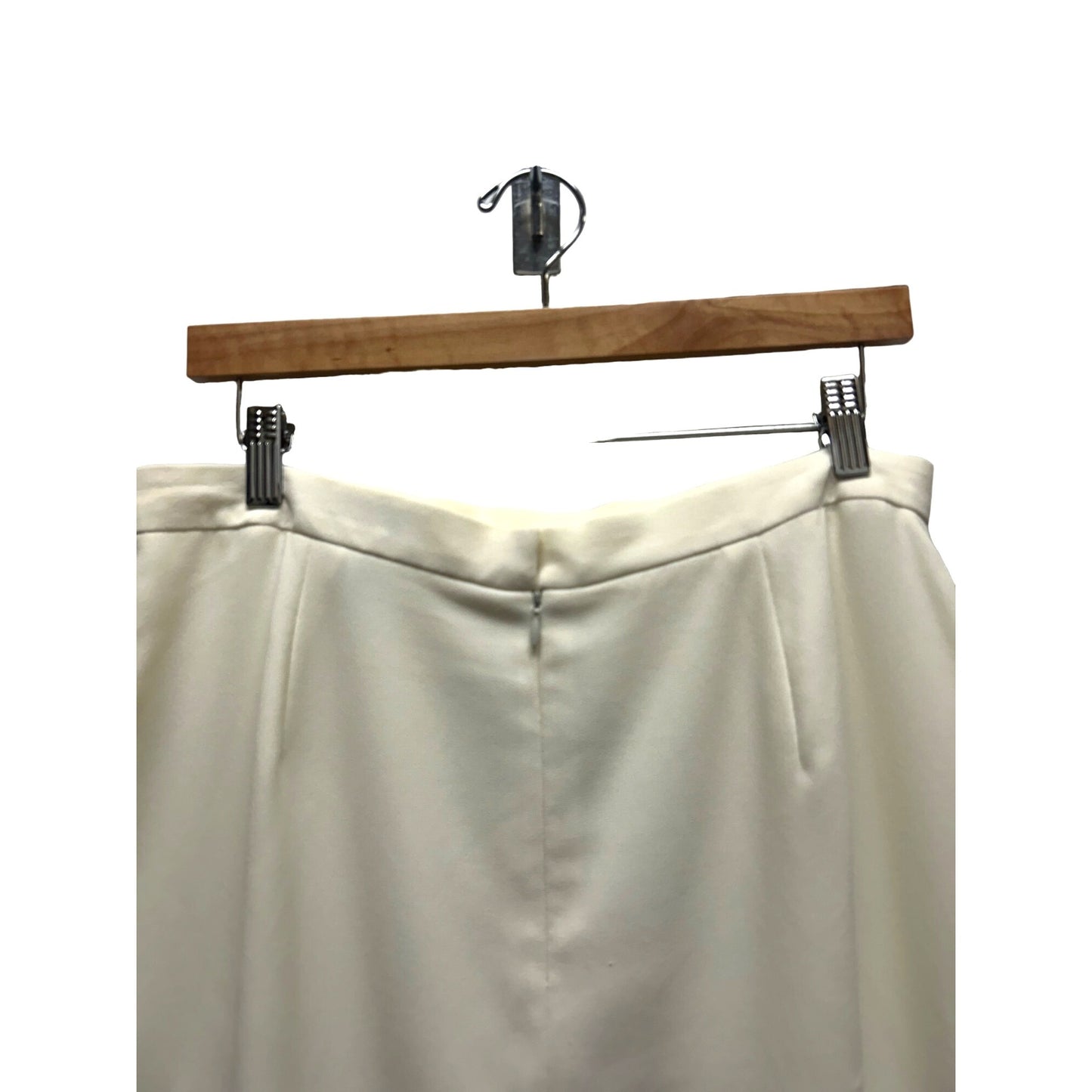 Valerie Stevens Evening Vintage 90's Ivory Pencil Skirt