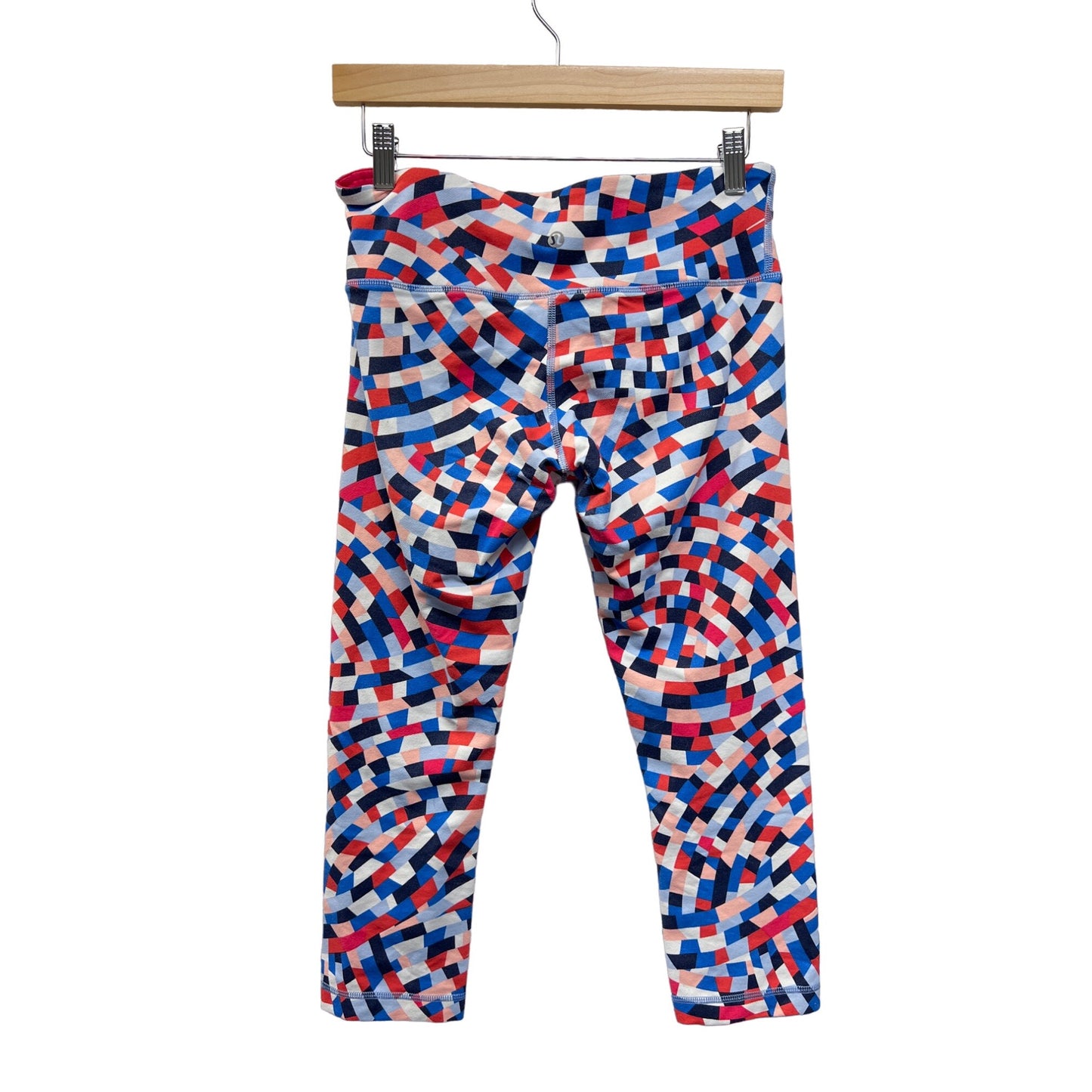 Lululemon Athletica Multicolor Geometric Design Capri Leggings