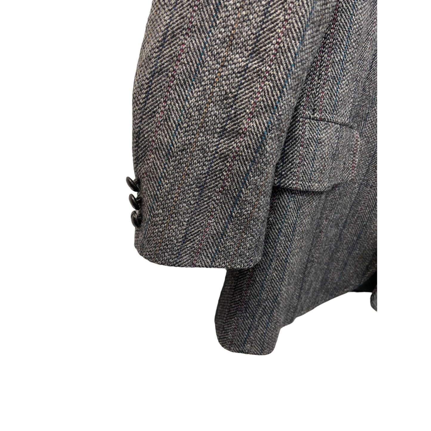 Pendleton Vintage Gray Wool Tweed Blazer
