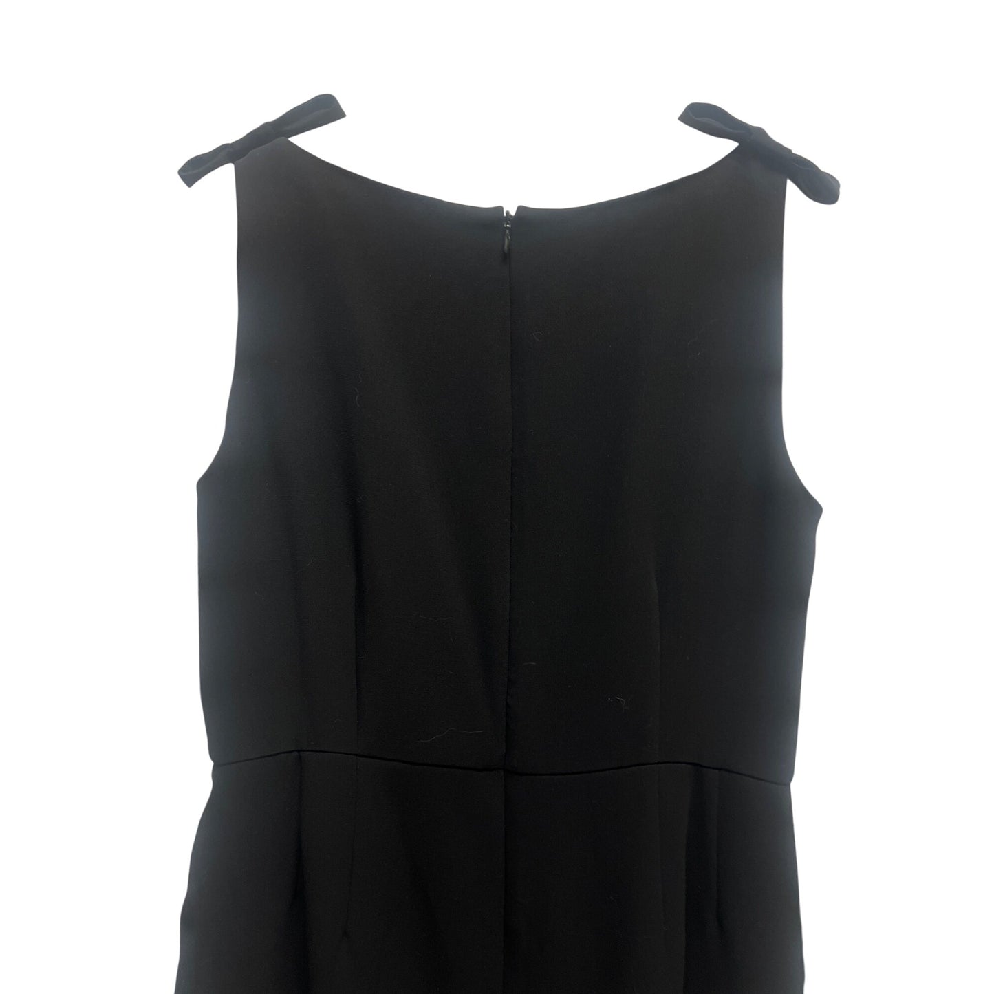 Ann Taylor NWT Black Bow Tie Accent Little Black Shift Dress