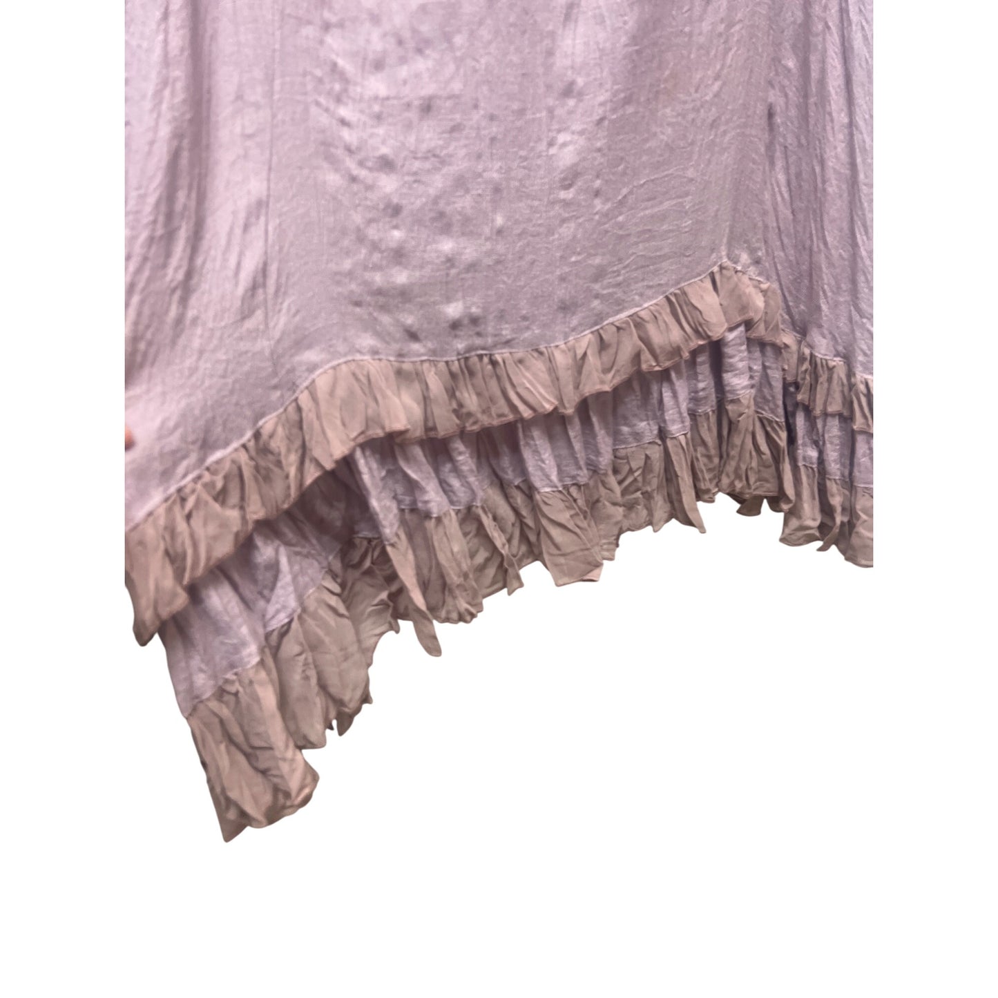 Coco + Carmen Lavender and Chiffon Ruffle Tunic Dress
