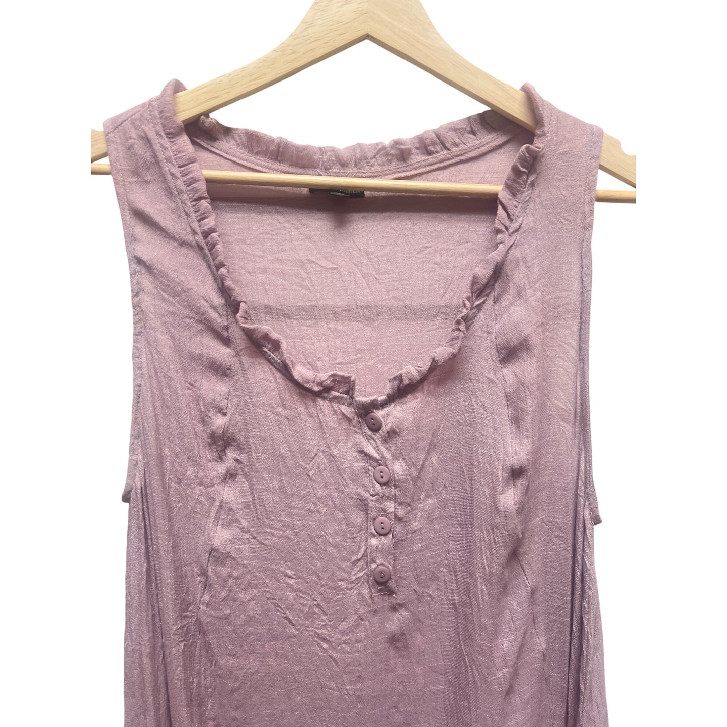 Coco + Carmen Lavender and Chiffon Ruffle Tunic Dress