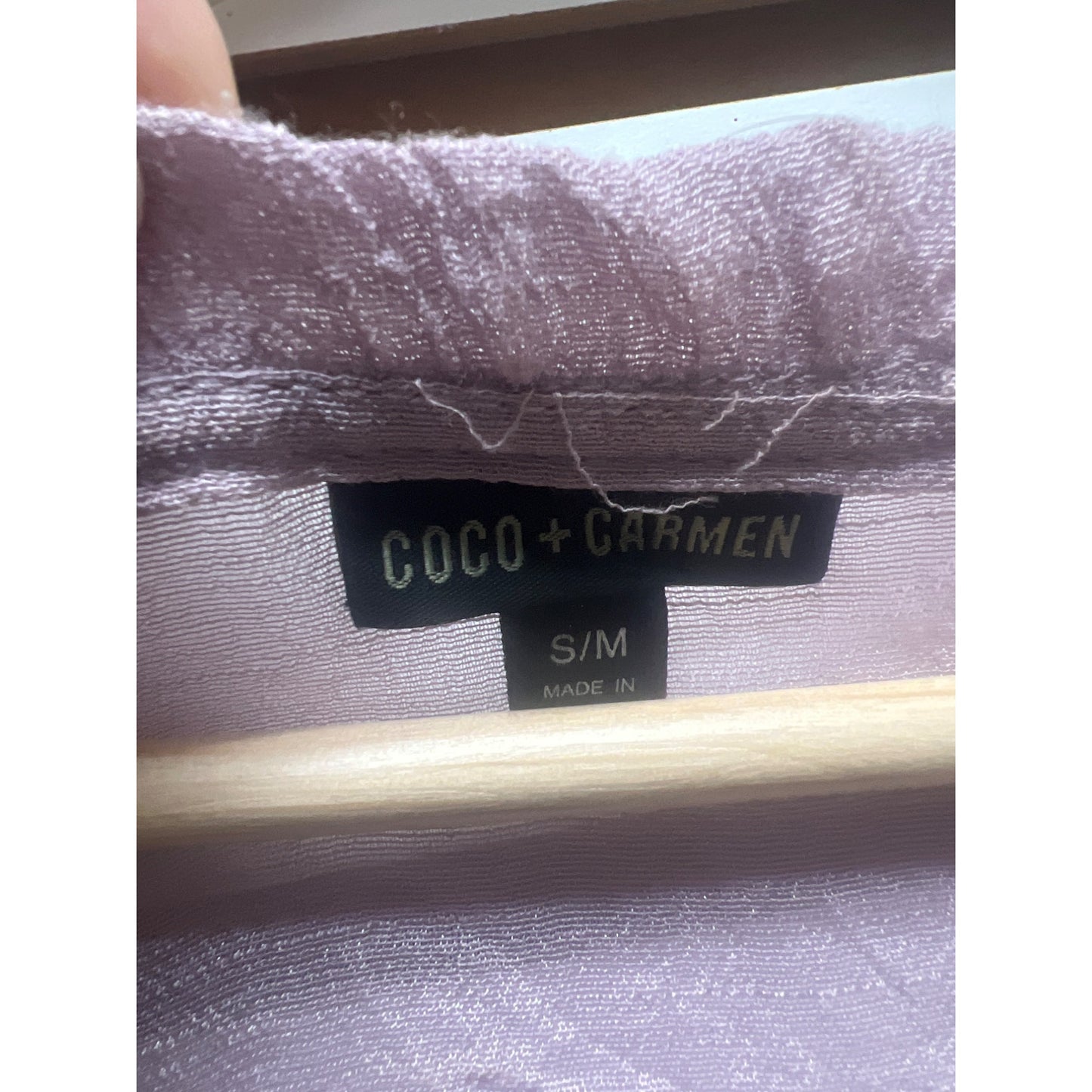 Coco + Carmen Lavender and Chiffon Ruffle Tunic Dress